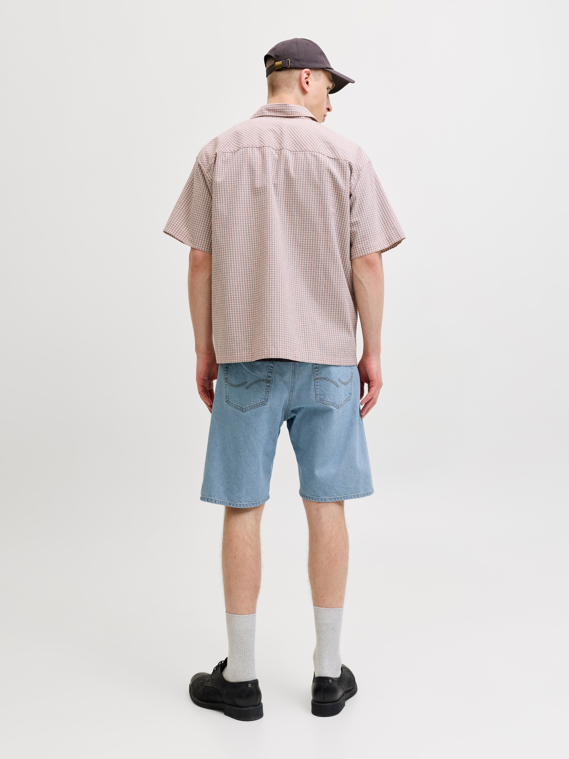 Jack & Jones Short en jean »JJIALEX JJORIGINAL SHORT« coton, taille haute, coupe ample
