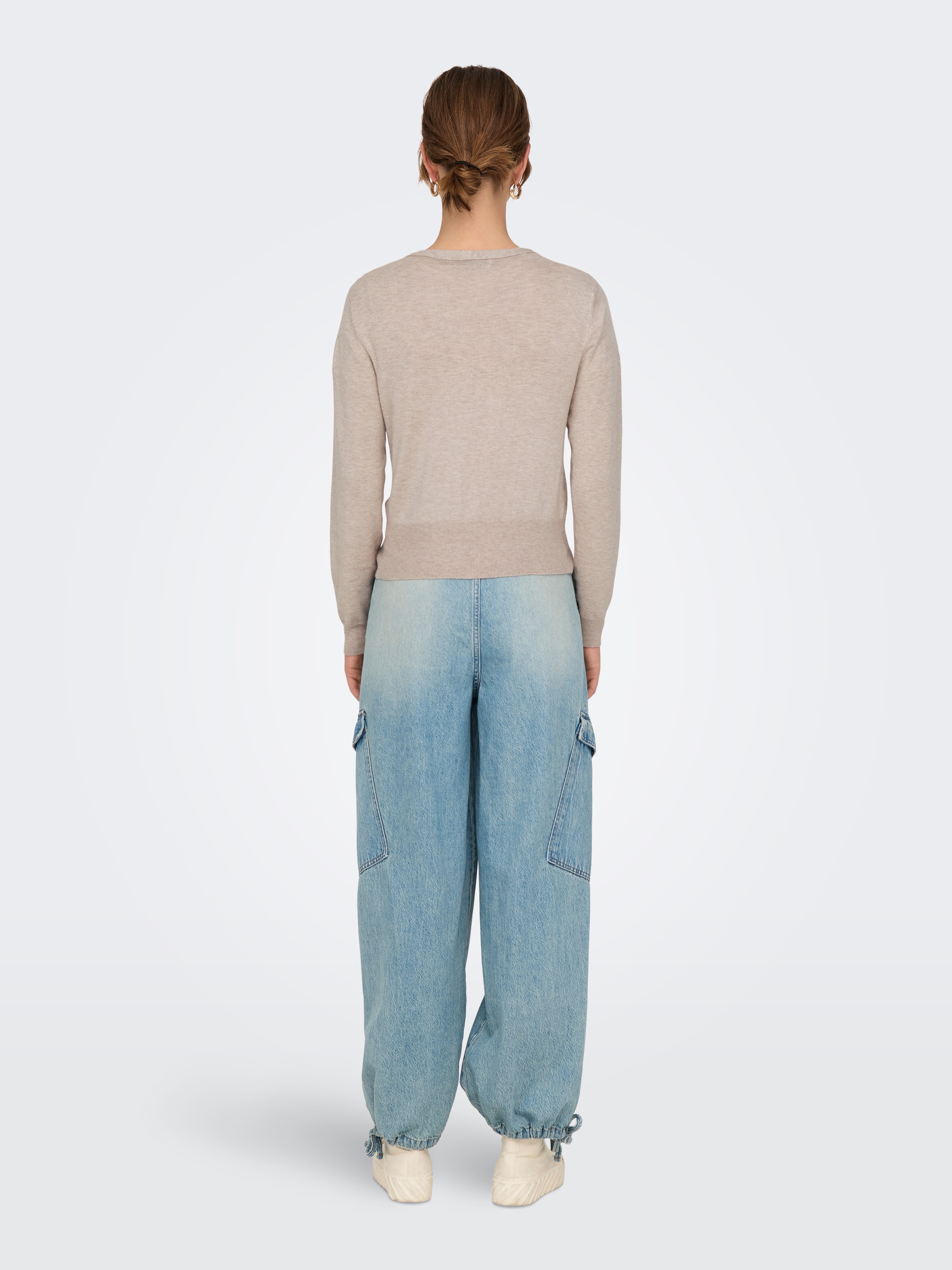 ONLY Strickjacke »ONLVENICE LIFE LS VNECK CARDI KNT NOOS«