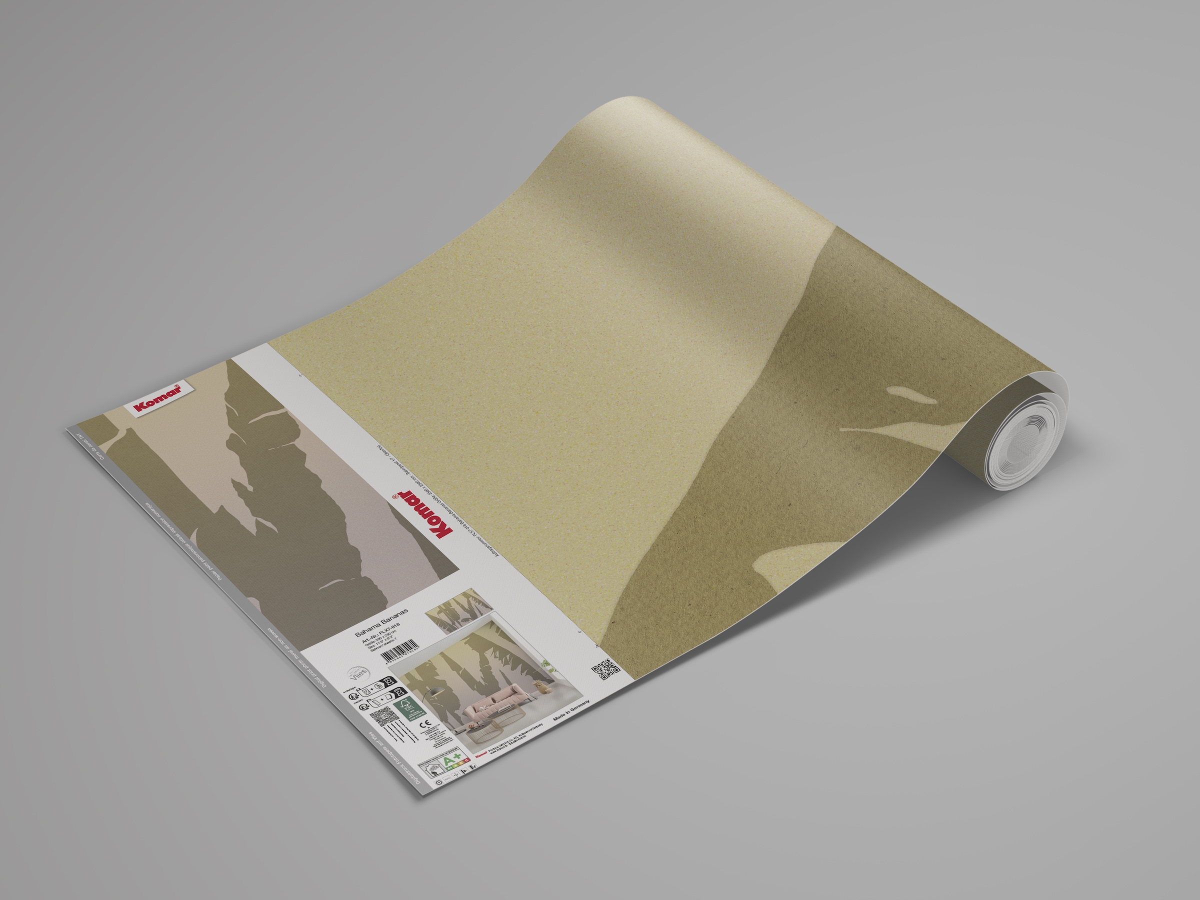 Komar Fototapete »Komar Vlies Fototapete - Bahama Bananas - Grösse 350 x 250 cm« bedruckt glatt