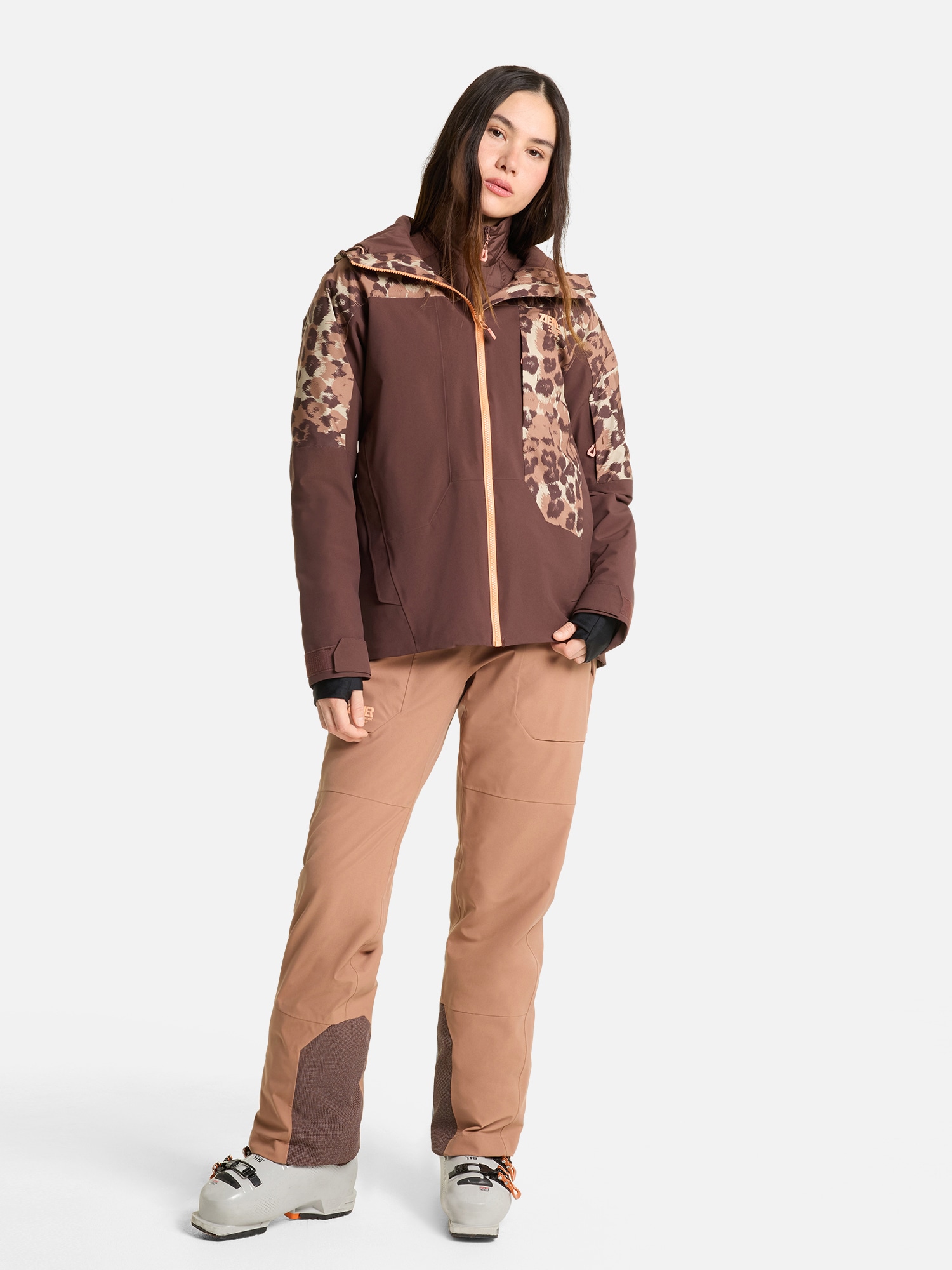 Ziener Veste de ski »RAYKA-Z AQUASHIELD® DAMEN« imperméable, coupe-vent, respirant, ouatinage en laine
