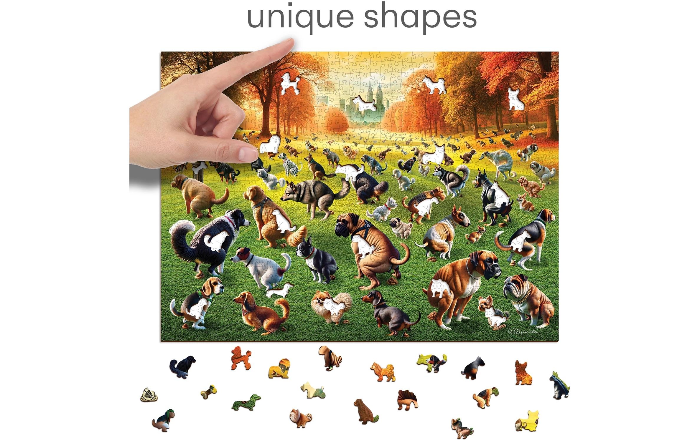Wooden City Puzzle »Puppies Poopies XL 1000 Teile«