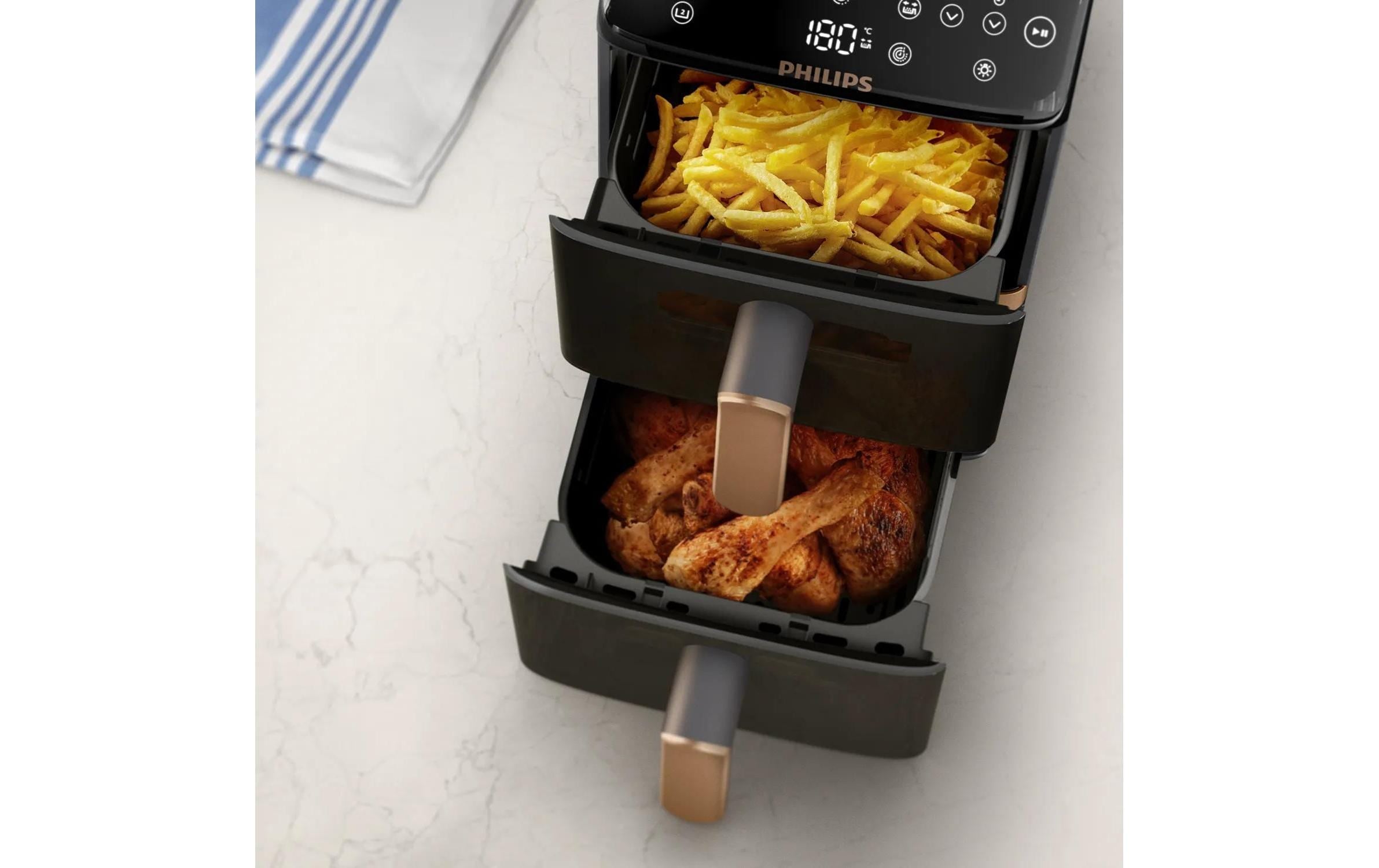 Philips Friteuse à air chaud »NA462/79 10 l« 2300 W avec revêtement antiadhésif