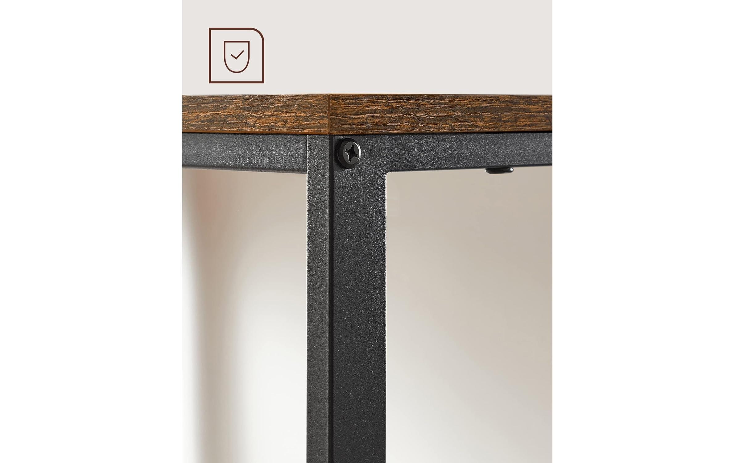 VASAGLE Schreibtisch »Braun/Schwarz 100 x 50 cm«