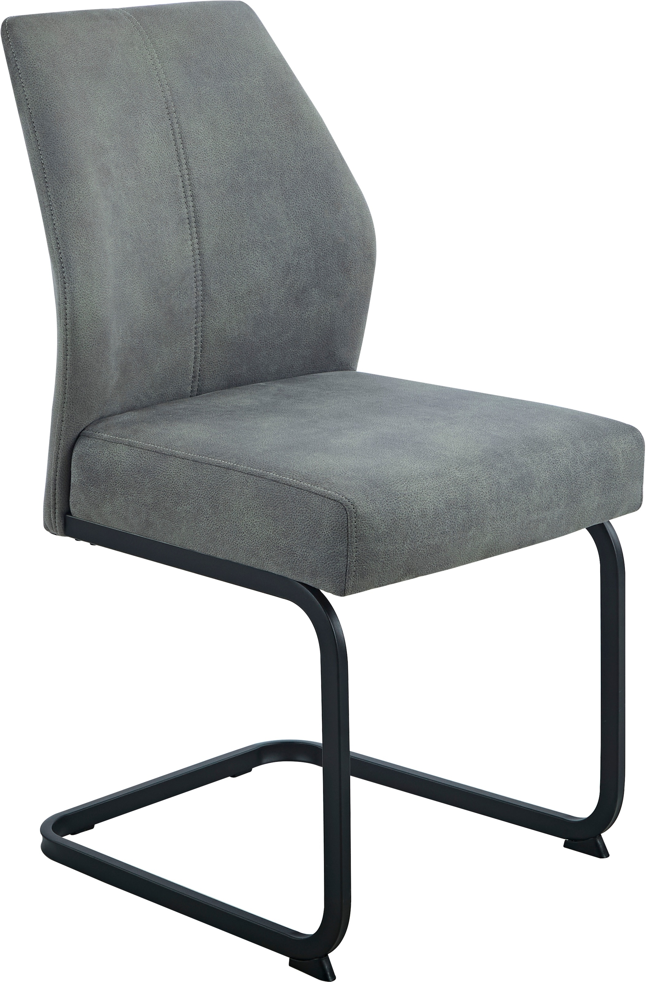 HELA Ensemble de salle à manger »ISAR« Set, 5 tlg. 5tlg., Marmoroptik (glänzend), Schwingstuhl, Federkorb