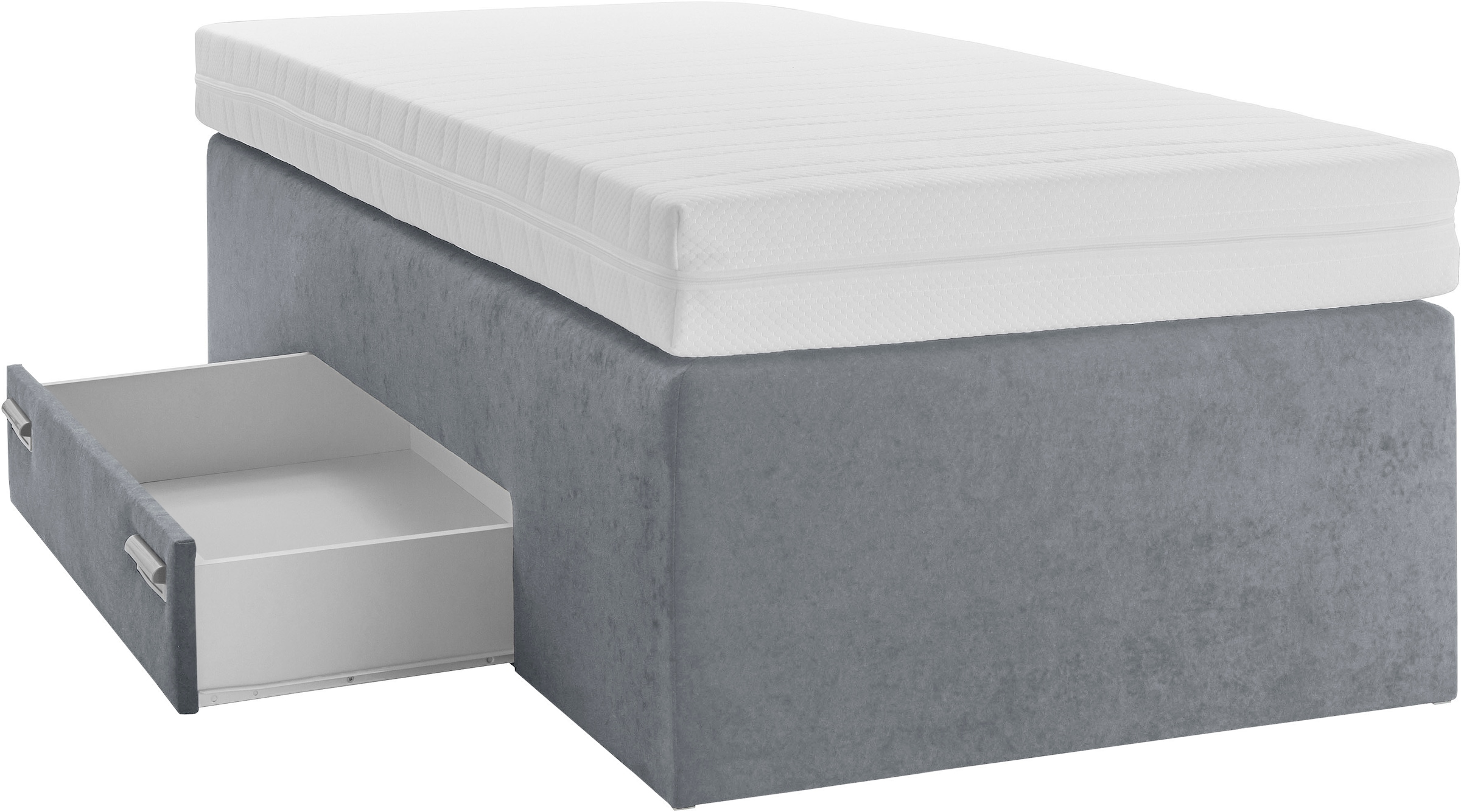 Westfalia Schlafkomfort Lit boxspring avec tiroir intégré, positionnable librement dans la pièce