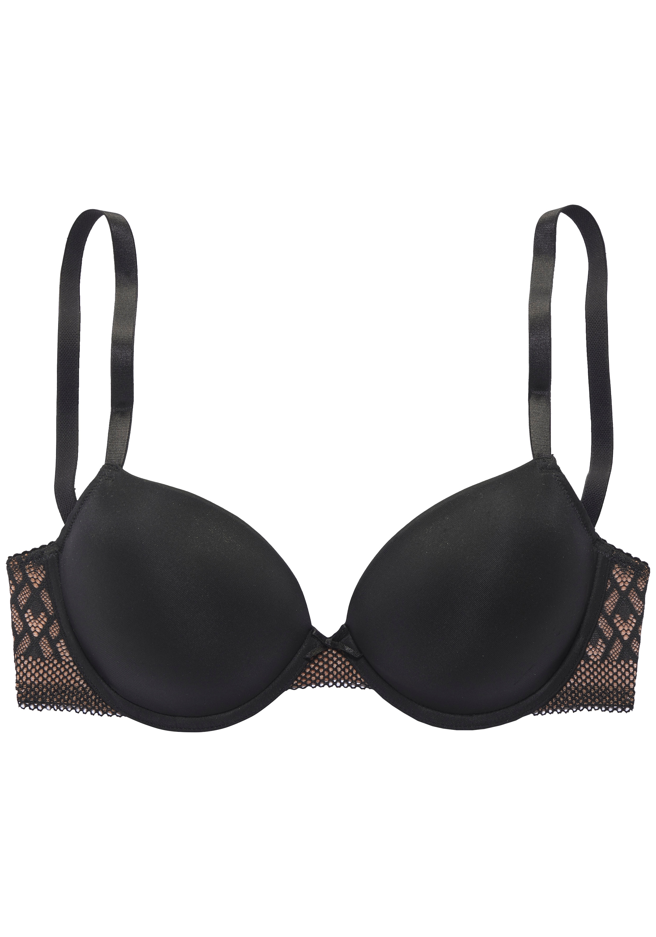 s.Oliver Soutien-gorge push-up »Emilie« mit Bügel & hübschem Spitzenrücken, sexy Dessous