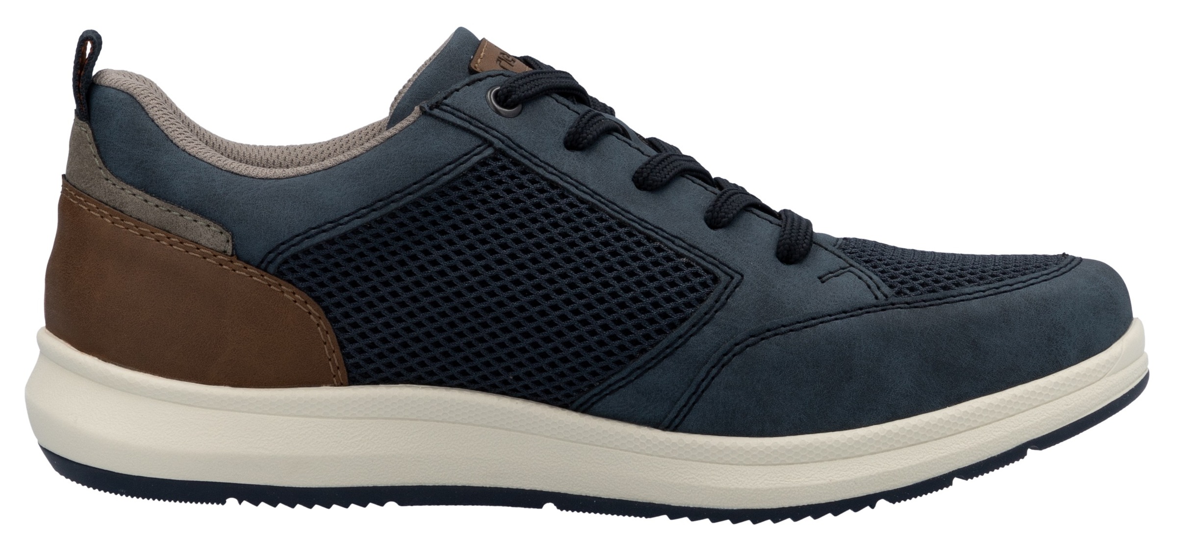Rieker Sneakers  , chaussure basse, chaussure de loisir, chaussure à lacets avec fermeture éclair latérale