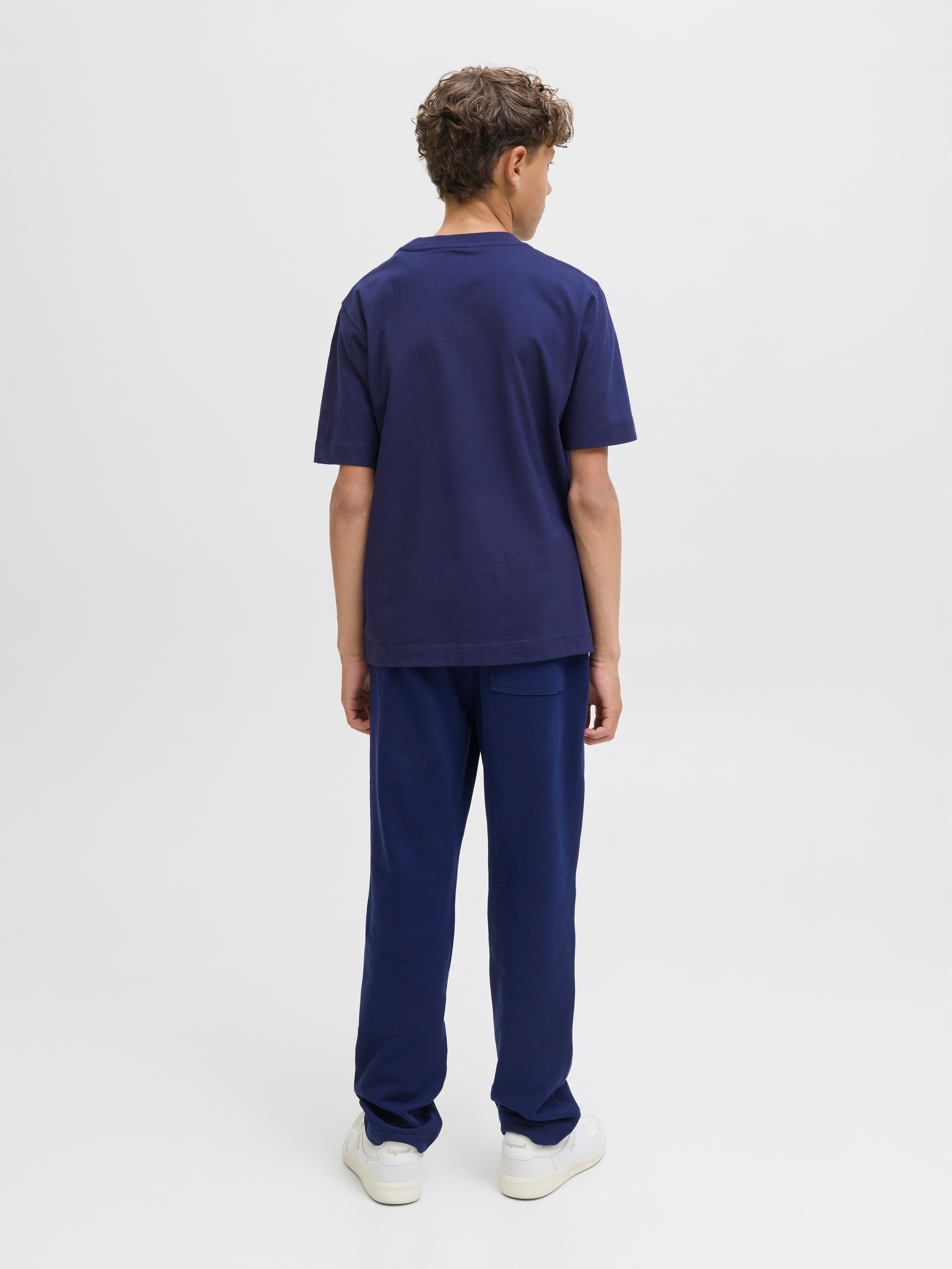 Jack & Jones Junior T-Shirt »JORNORREBRO EMB TEE SS CN NOOS JNR« Baumwolle, relaxed fit, Kurzarm