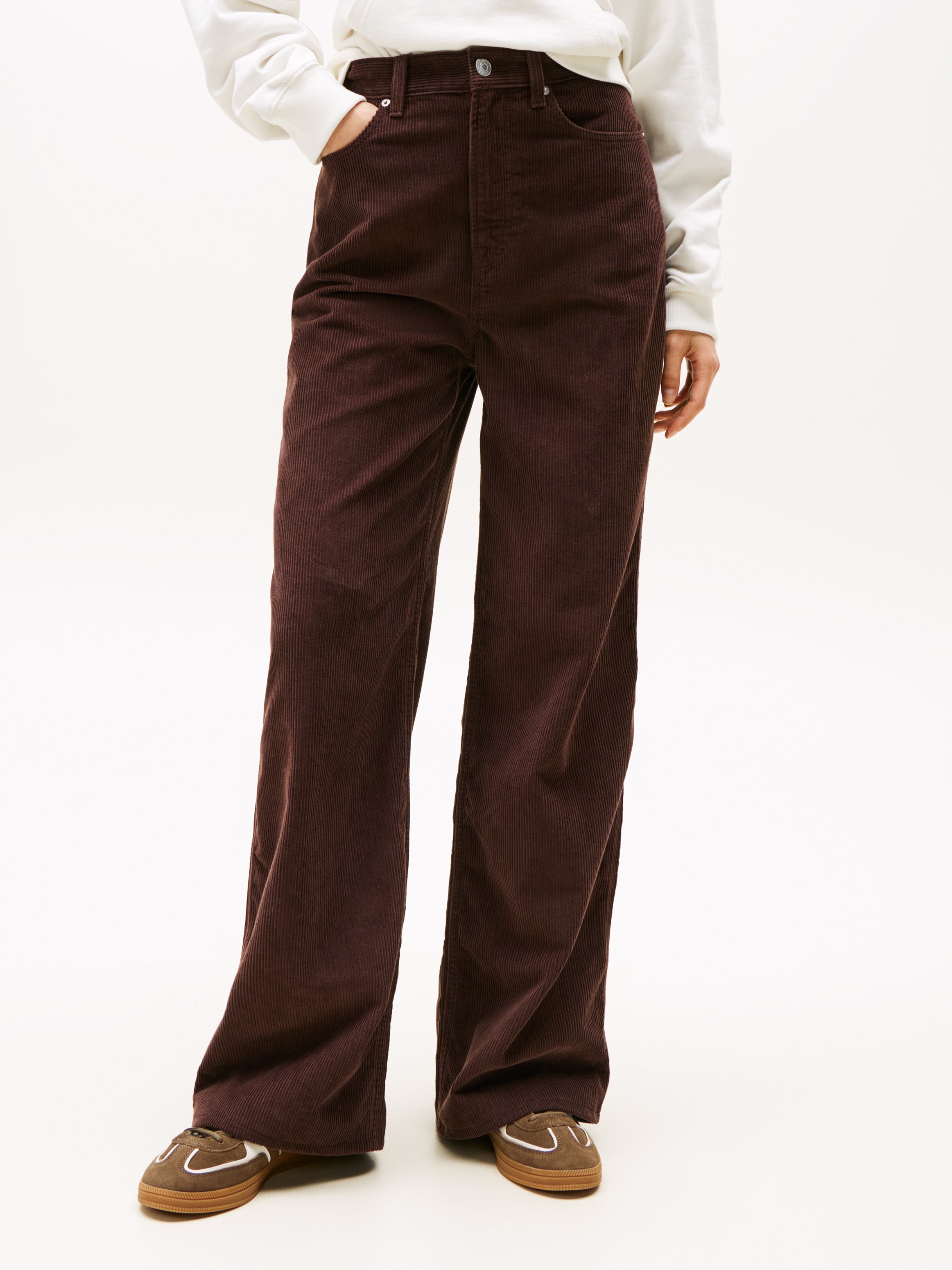 Tommy Jeans Pantalon en velours côtelé »TJW CLAIRE HR WIDE CORD«