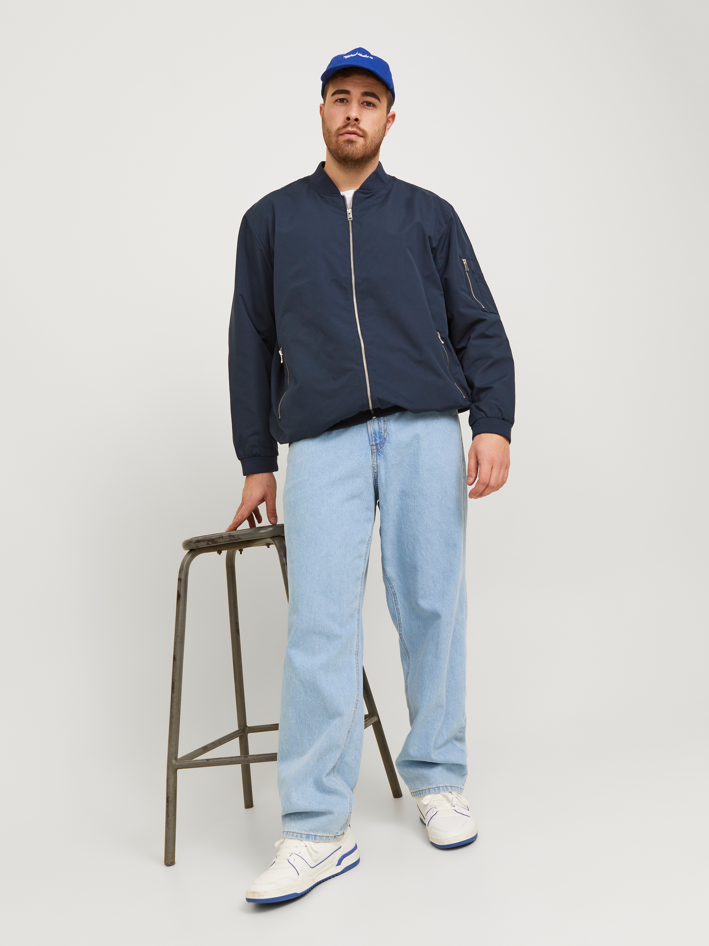 Jack & Jones PlusSize Jeans Relax-fit »JJICHRIS JJORIGINAL SQ 7« mit Five-Pocket-Design