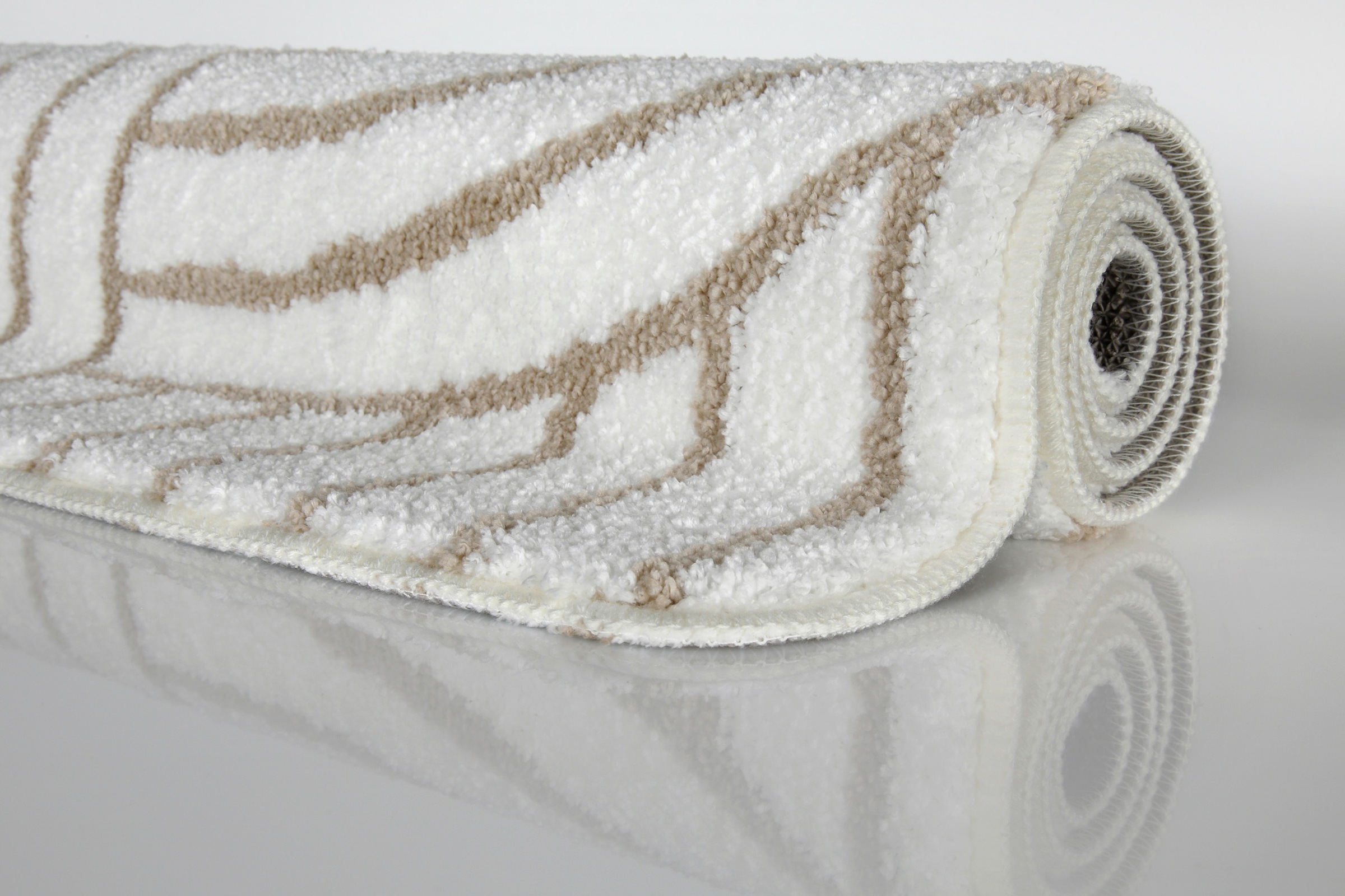 Wecon home Basics Tapis de bain »Hilda« Höhe 15 mm waschbar, rutschfest, strapazierfähig, pflegeleicht mit Retro Muster