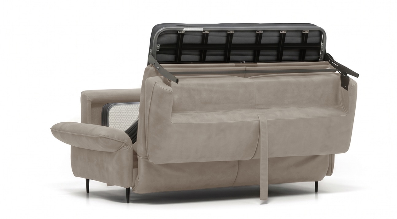 Egoitaliano Schlafsofa »EGO FLY, Made in Italy-Designsofa mit Dauerschlaffunktion,Breite 203cm« Schlafsofa aus Luxus-Microfaser mit verstellbaren Armlehnen