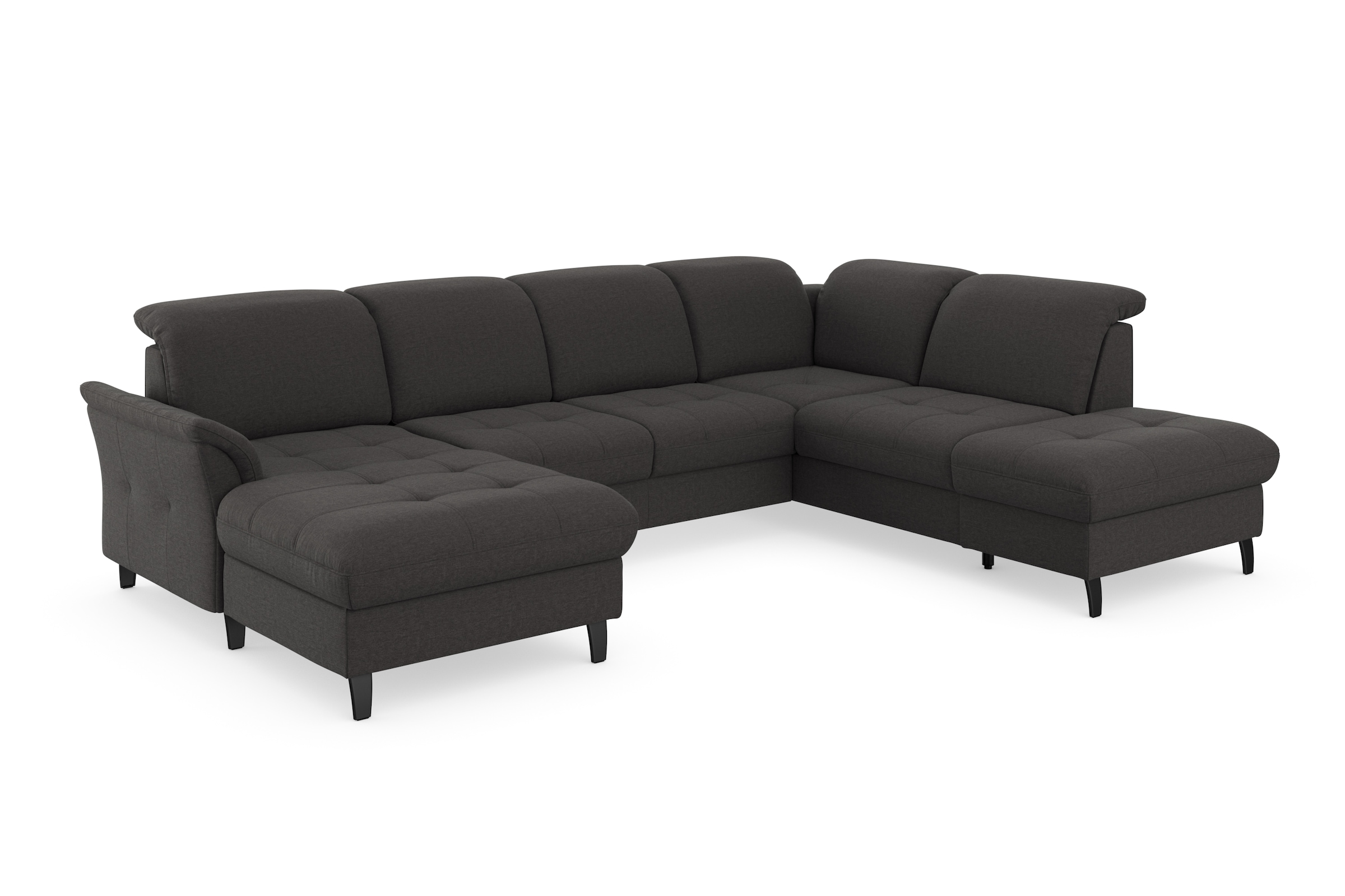 sit&more Paysage de salon »Maggiore U-Form« wahlweise mit Kopfteilverstellung, Bettfunktion und Stauraum