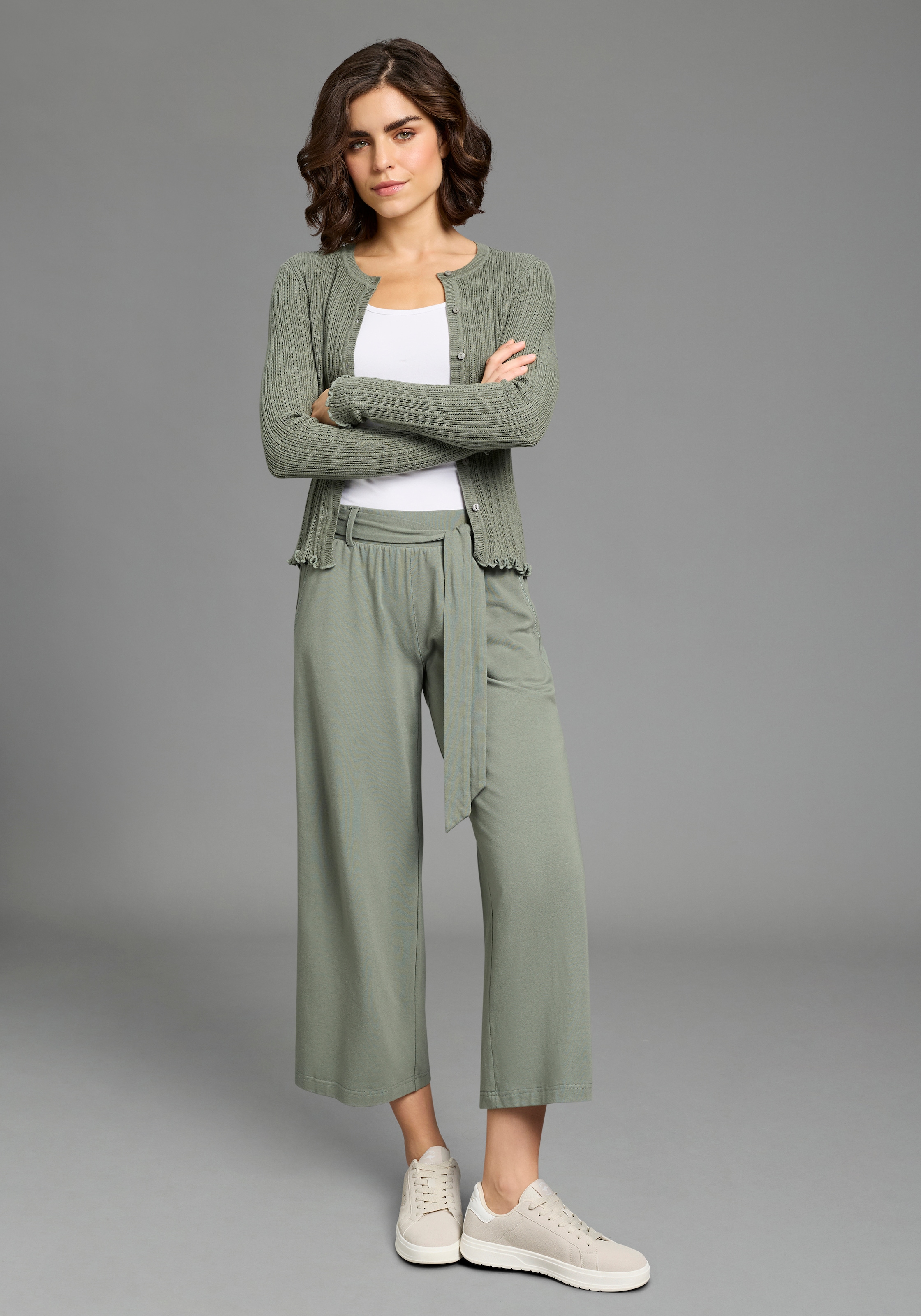 KangaROOS Strickjacke aus Pointelle-Strick