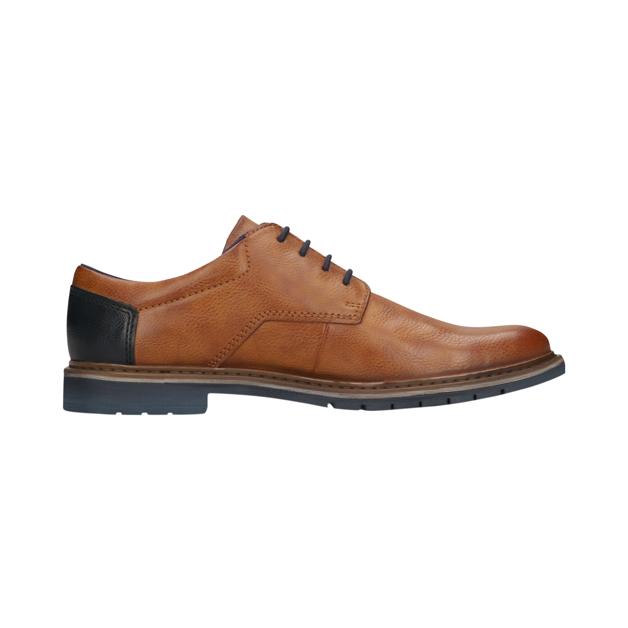 bugatti Chaussure à lacets  Blockabsatz, Businessschuh, Abendschuh mit Logoprägung