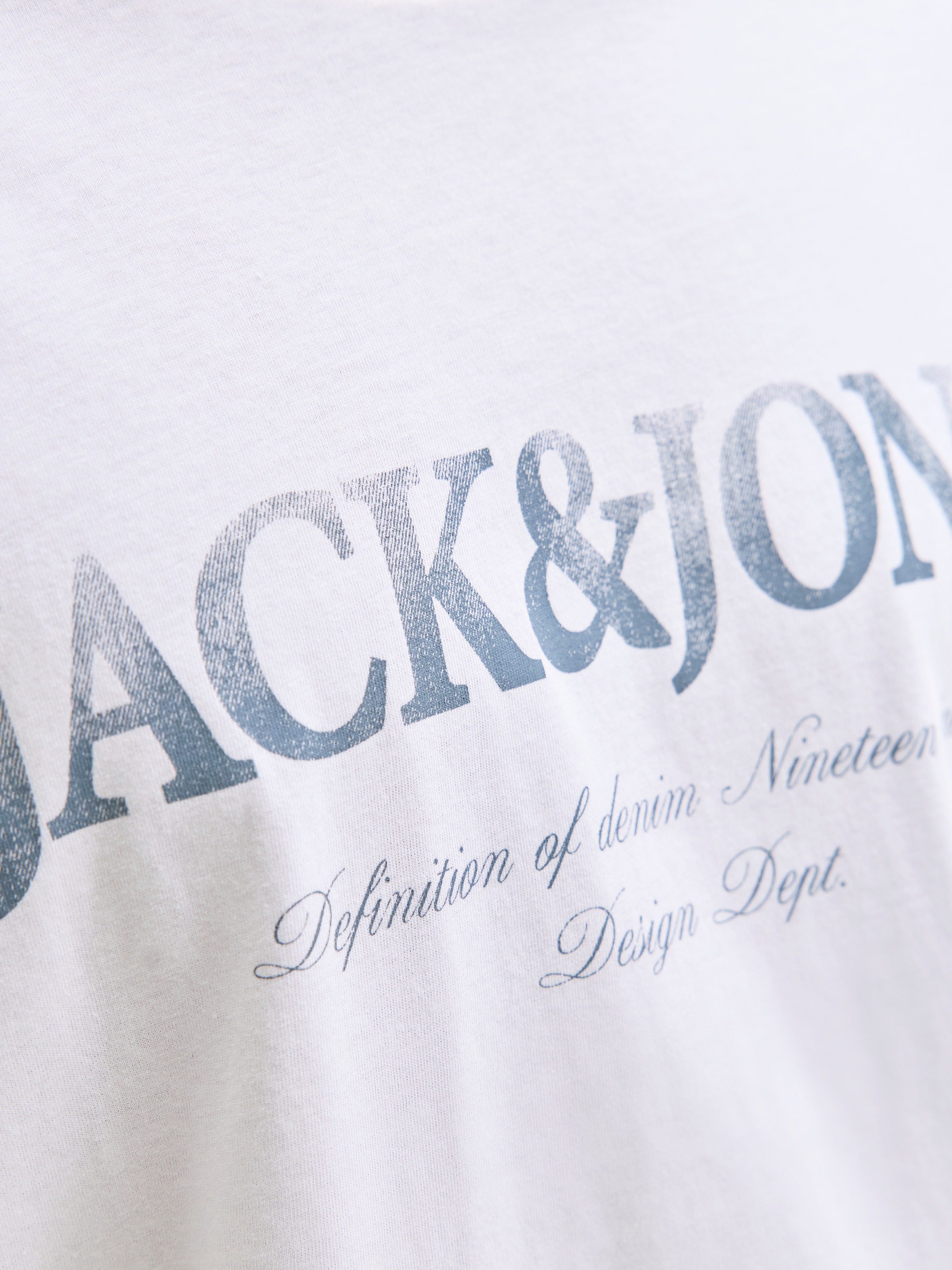 Jack & Jones Rundhalsshirt »JJDEVIN DAYTONA PRINT TEE SS CREW NECK«