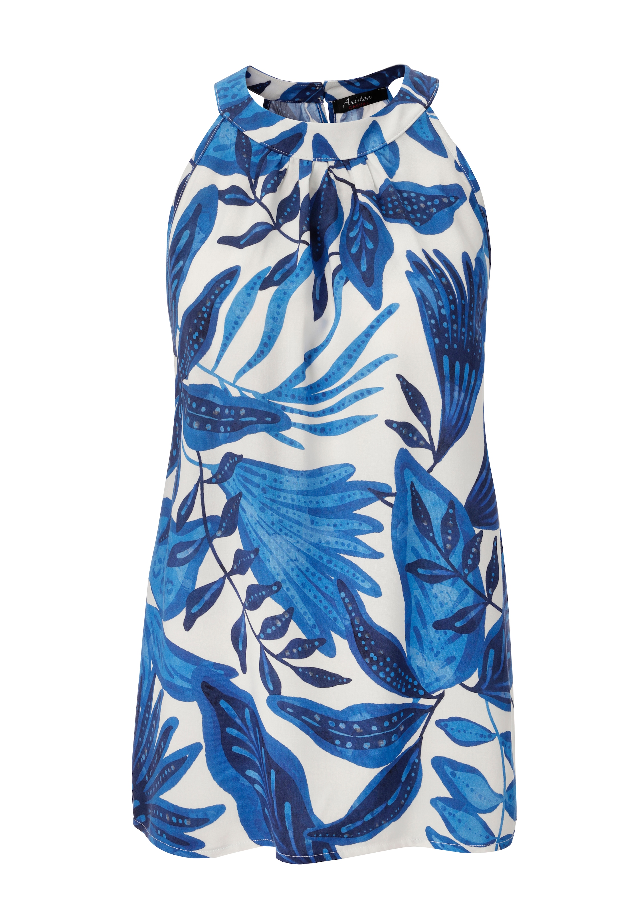 Aniston CASUAL Blusentop mit grossflächigen Blättern bedruckt - NEUE KOLLEKTION