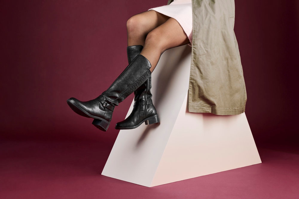 Rieker Bottes  Langschaftstiefel, Stretchstiefel mit herausnehmbarer Innensohle