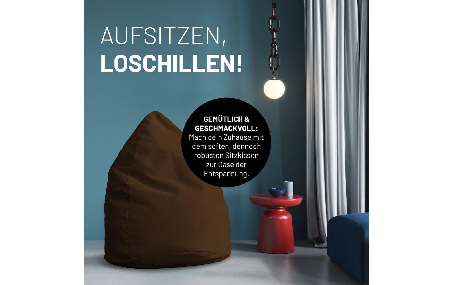 Lumaland Pouf »Lumaland Sitzsack In-& Outdoor 120 l «