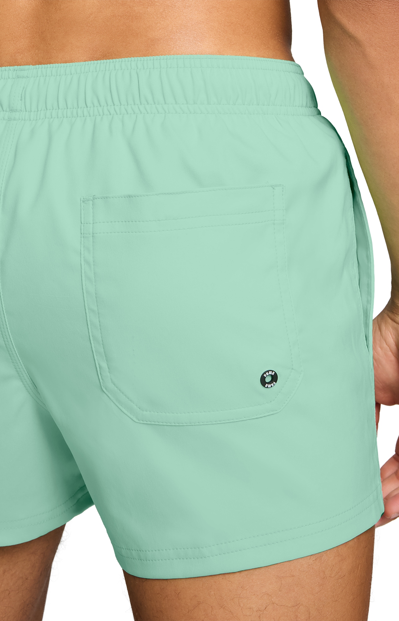 PUMA Badeshorts »PUMA SWIM MEN SHORT LENGTH SWIM SHORTS« mit seitlichen Eingriff-Taschen,   Gesässtasche mit Klettverschluss
