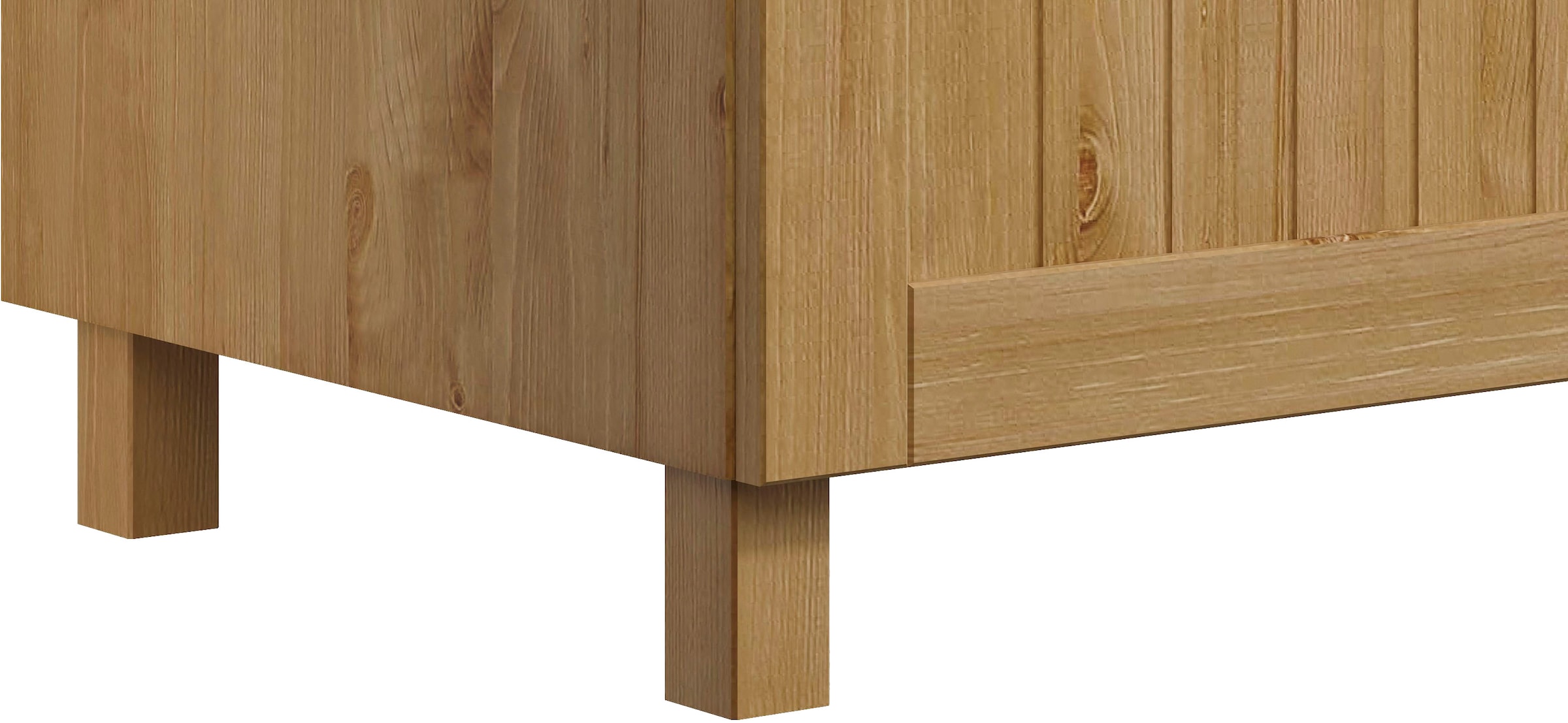 GOODproduct Garderobenschrank »Juventus« 1 Stk. tlg. aus massiver Kiefer, Breite  67cm, mit Kleiderstange