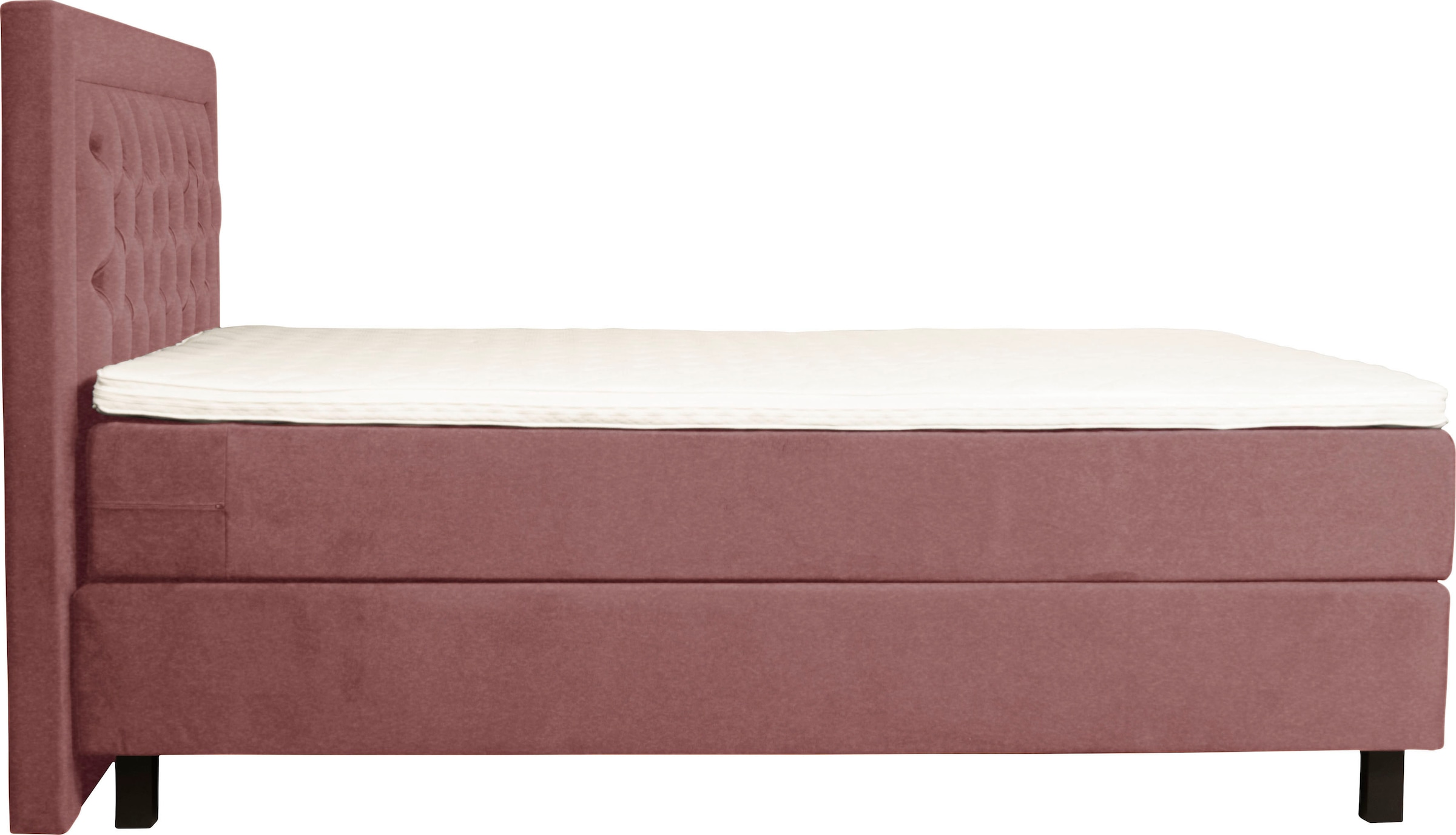 Home affaire Lit boxspring »Jeanne« inkl. Topper mit Taschen-Federkernmatratze