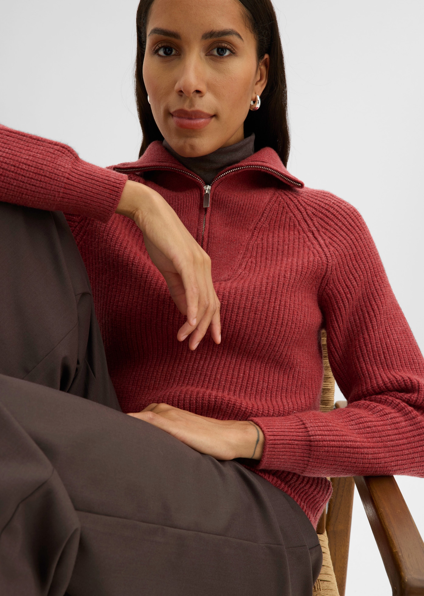 bonprix Troyer avec col à revers, coupe confortable, coupe décontractée, style casual