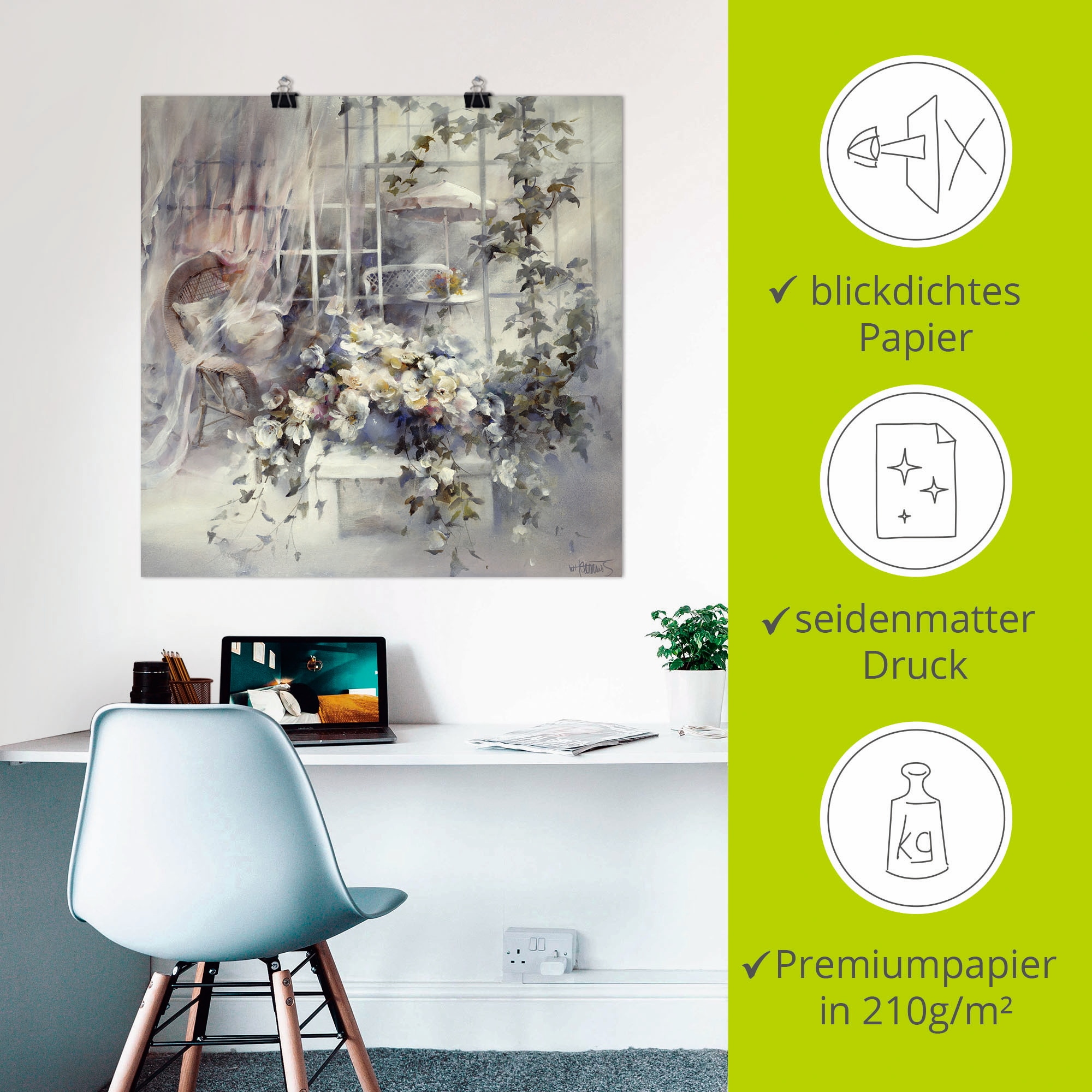 Artland Fresque murale »Bezaubernde Moment« 1 cuis tlg. als Leinwandbild, Poster, Wandaufkleber in verschied. Grössen