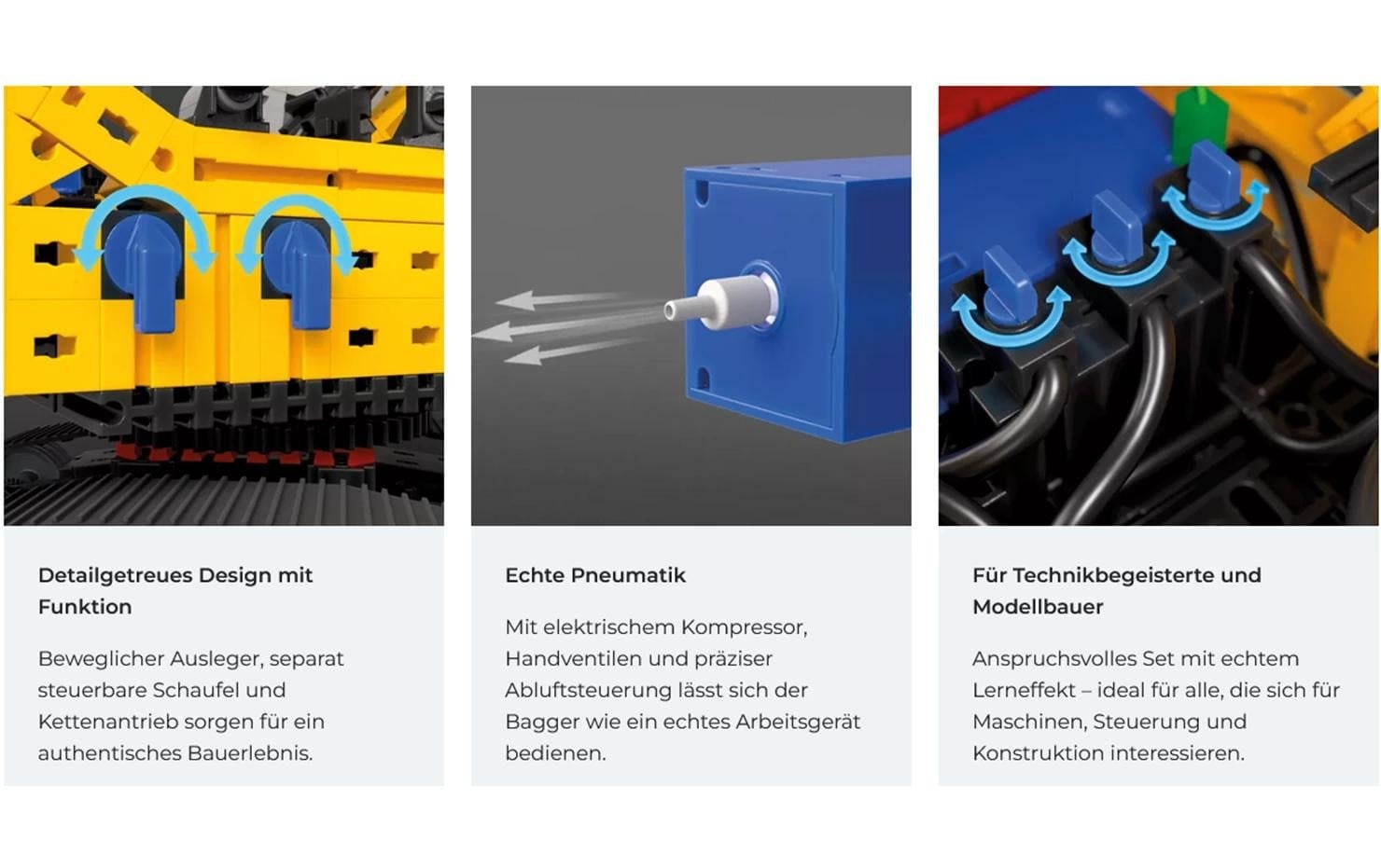 fischertechnik Konstruktionsspielsteine »Liebherr R938«