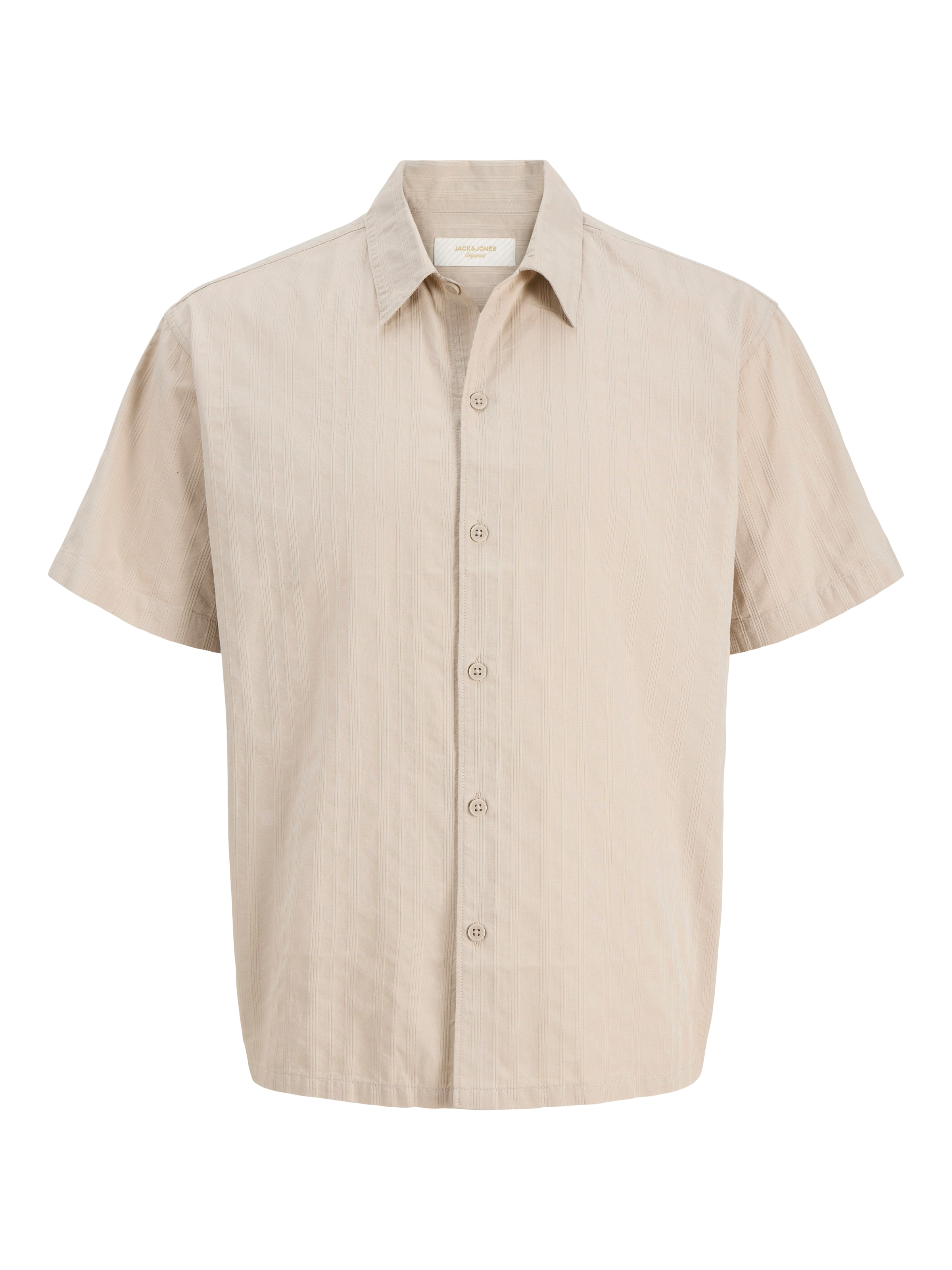 Jack & Jones PlusSize Kurzarmhemd »JORRIVIERA TEXTURE SHIRT SS PLS« mit Knopfleiste