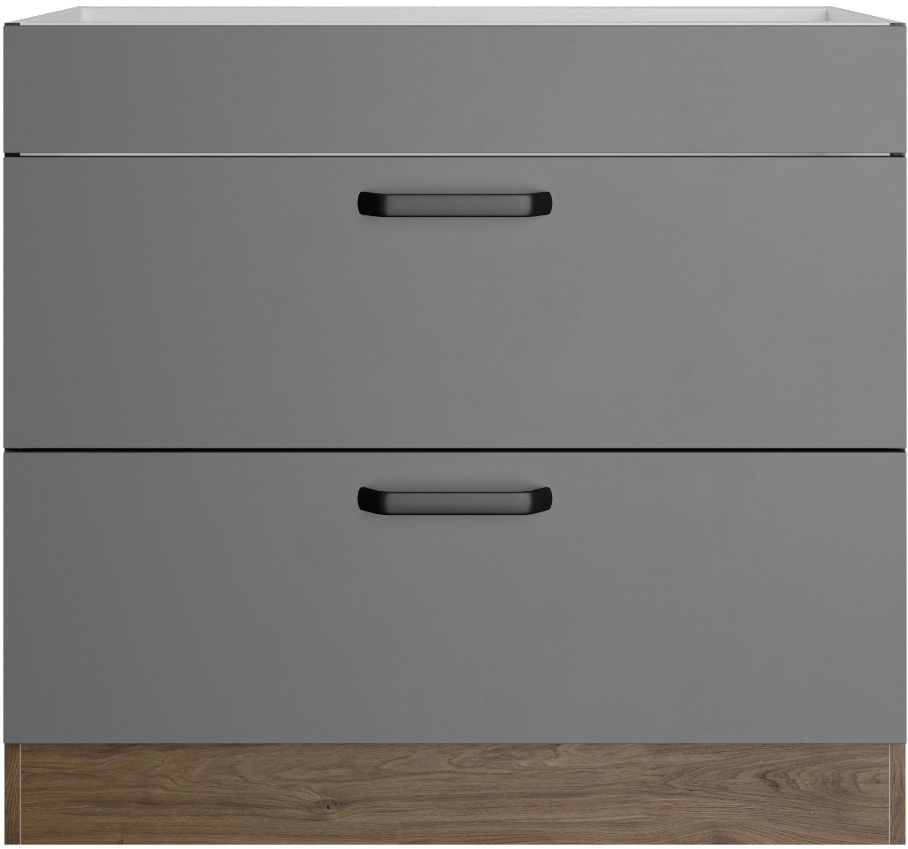 wiho Küchen Armoire d'encastrement pour table de cuisson »Elba« largeur 90 cm