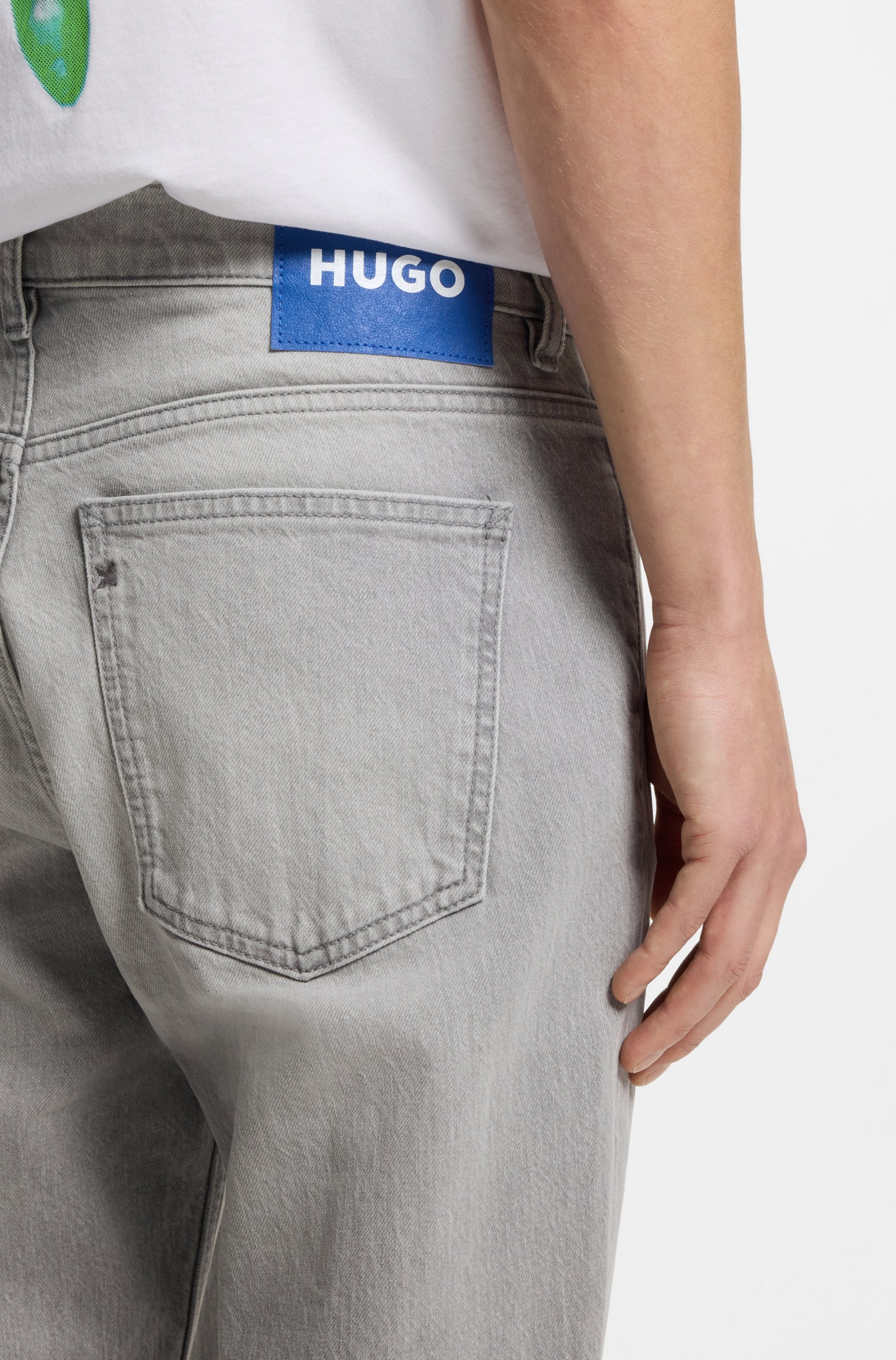 HUGO Blue 5-Pocket-Jeans »Brody« Tapered Fit, mittlere Leibhöhe