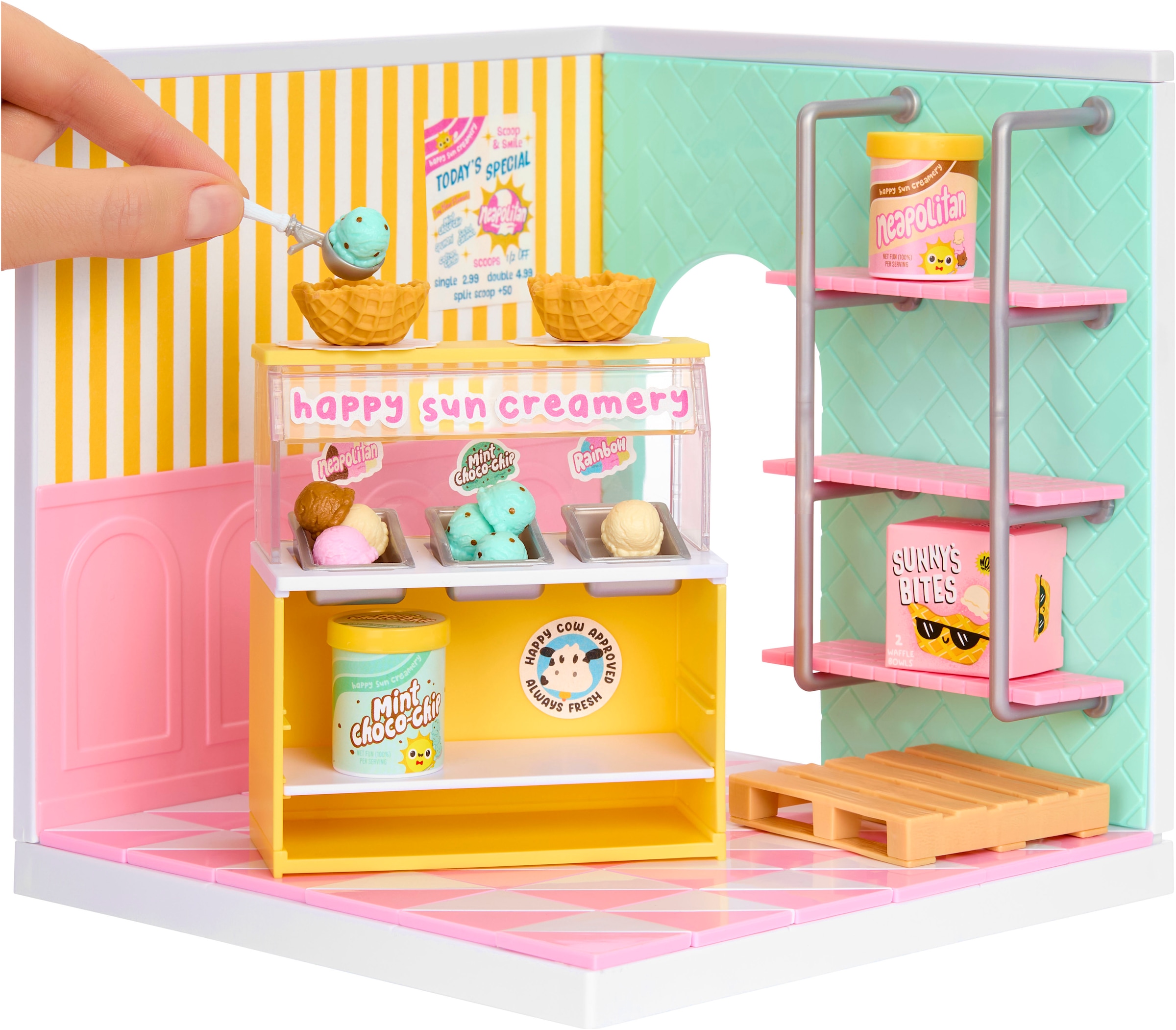 MGA ENTERTAINMENT Set créatif »MGA's Miniverse - Spaces Starter Pack- Ice Cream«