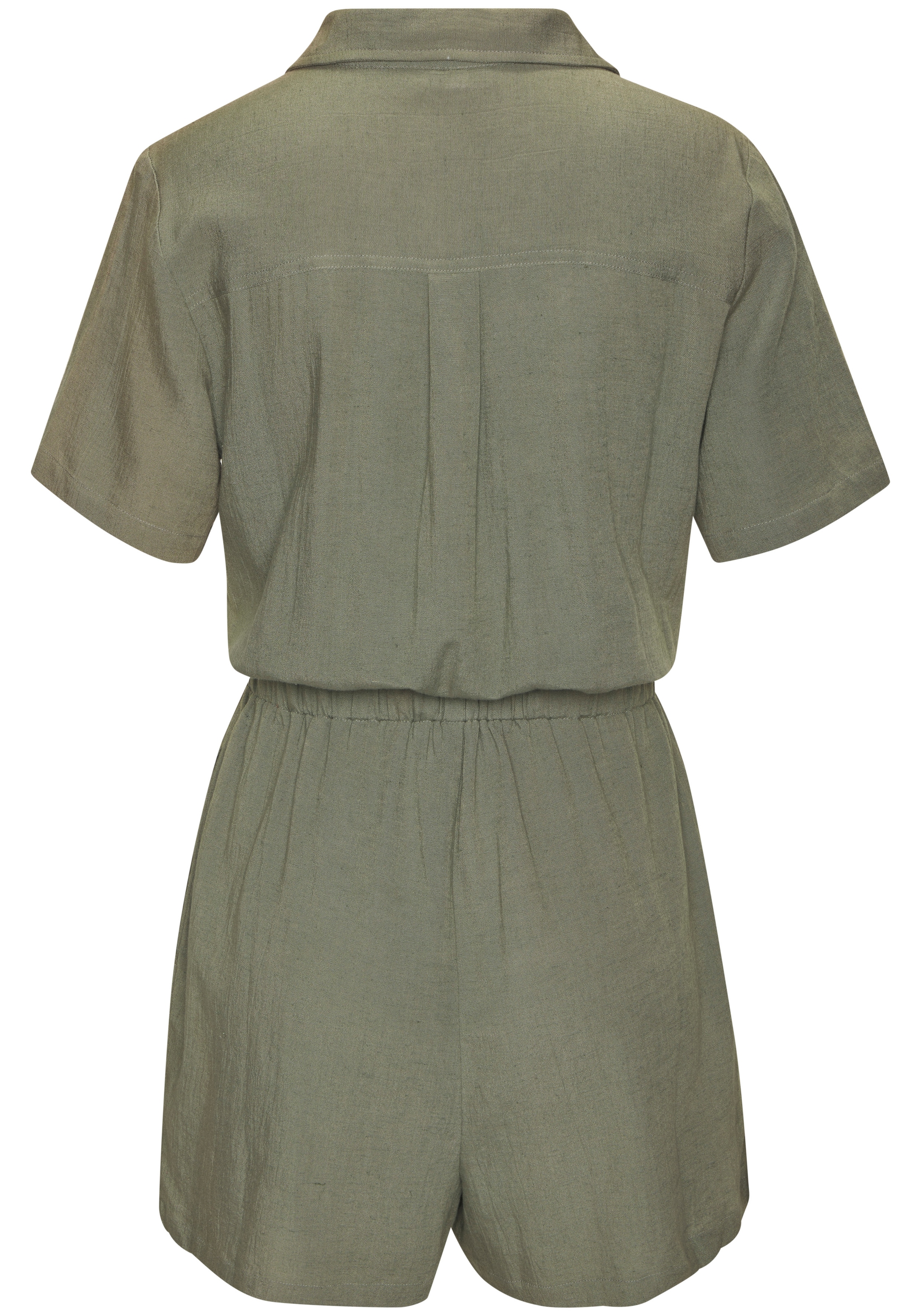 LASCANA Kurzoverall aus Leinenmix