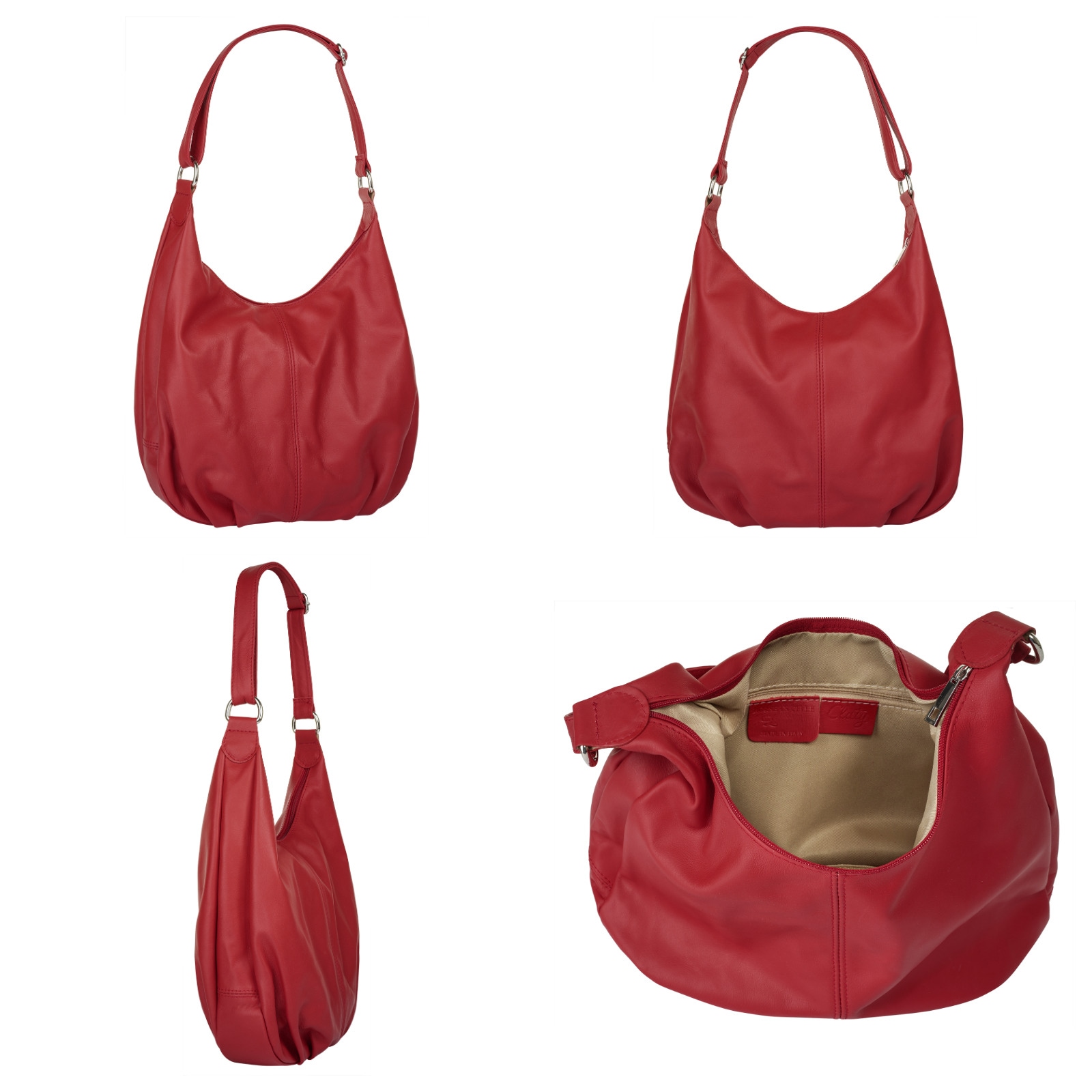 Cluty Shopper echt Leder, Made in Italy