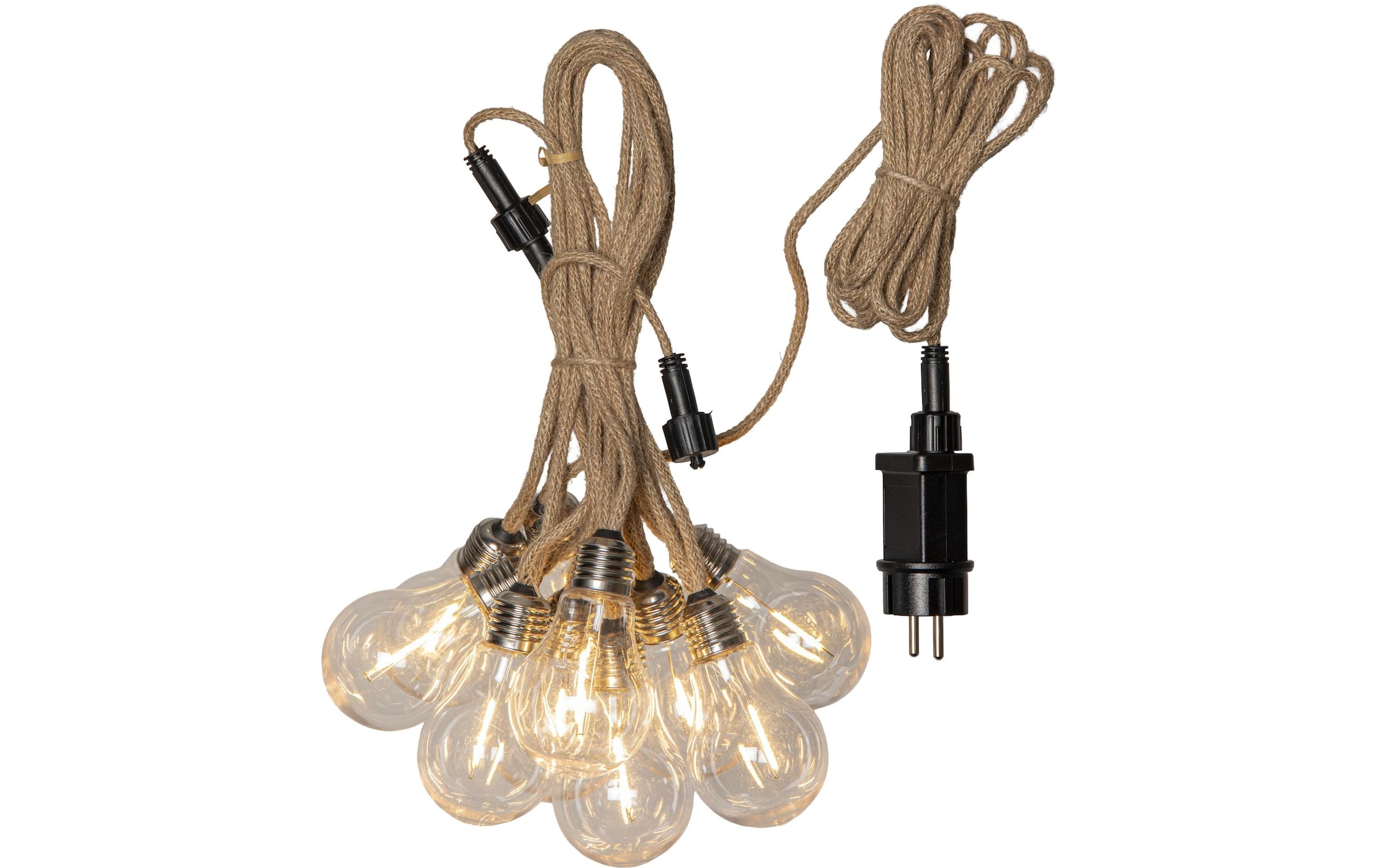 Parforce Traditional Hunting Lichterkette »Jutta outdoor 450 cm 470 lm« 10 Stk.-flammig Warmweisse LED-Aussenbeleuchtung mit 10 Lichtpunkten