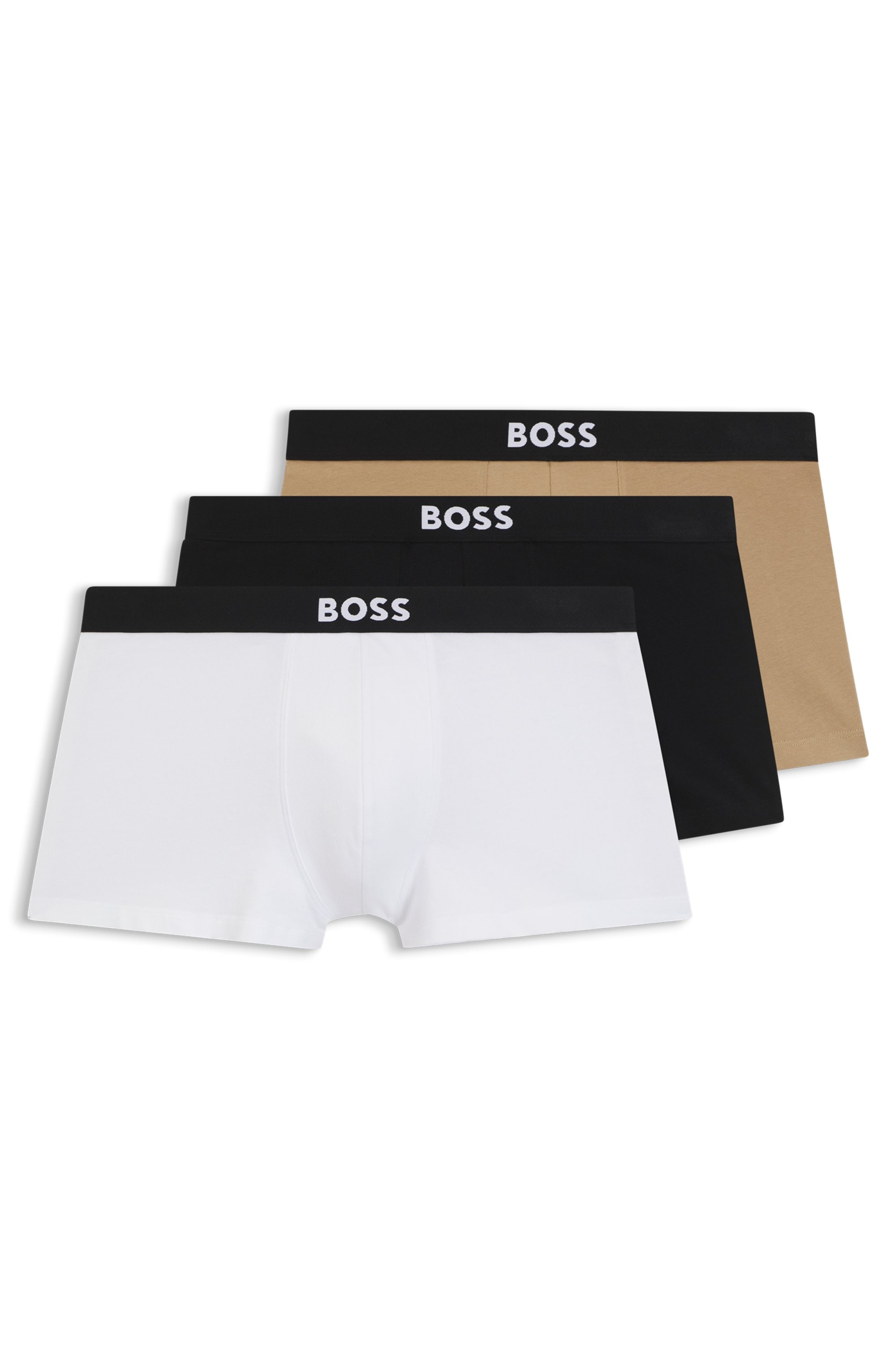 BOSS Trunk »3P Trunk BOSS ONE« mit unifarbenen Bund