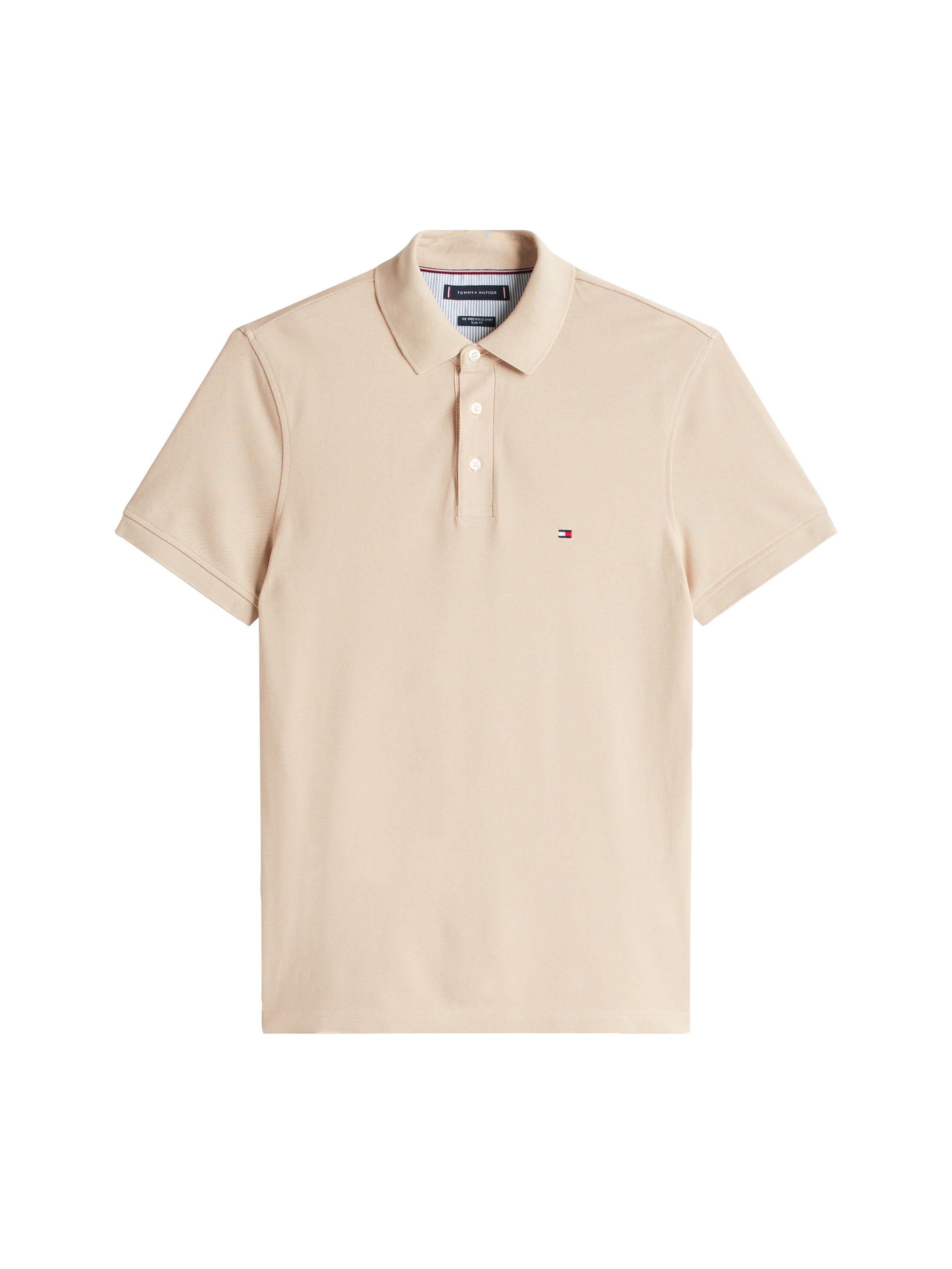 Tommy Hilfiger Polo »1985 SLIM POLO mit Stickerei und Piqué-Qualität« unifarben, casual, slim fit, Baumwollmix, Polokragen