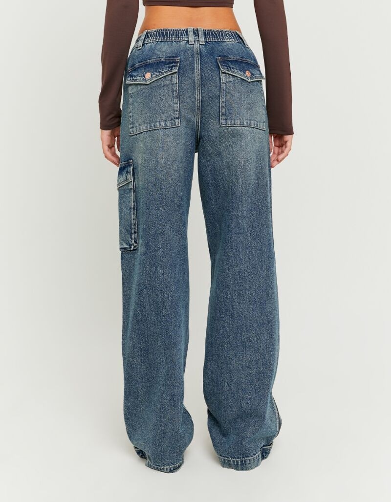 Tally Weijl Jeans cargo »SPADEGINNA« Coton, coupe baggy