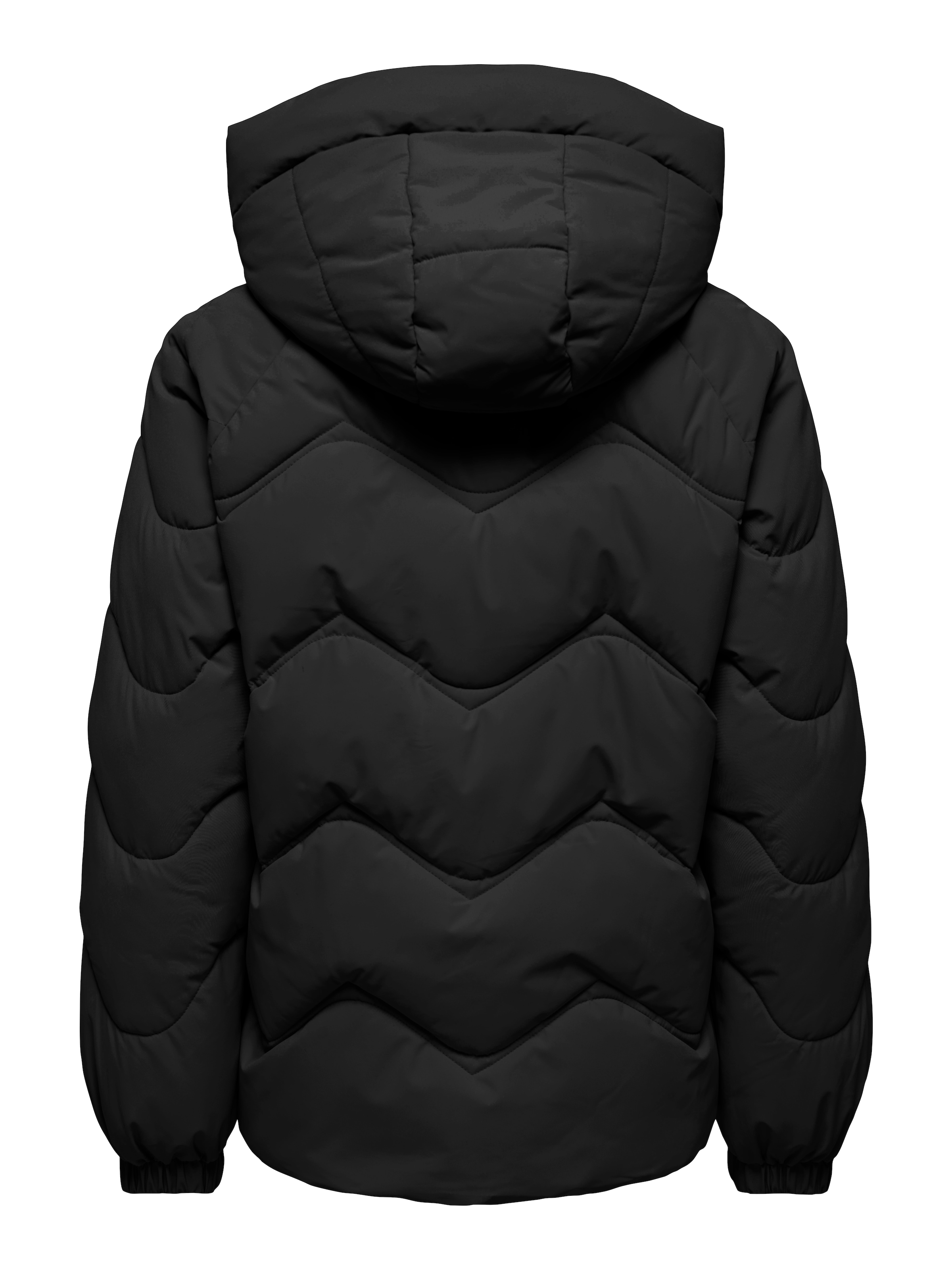 JDY Veste matelassée »JDYPOWER SHORT HOOD PUFFER OTW HAB« avec capuche fibre synthétique
