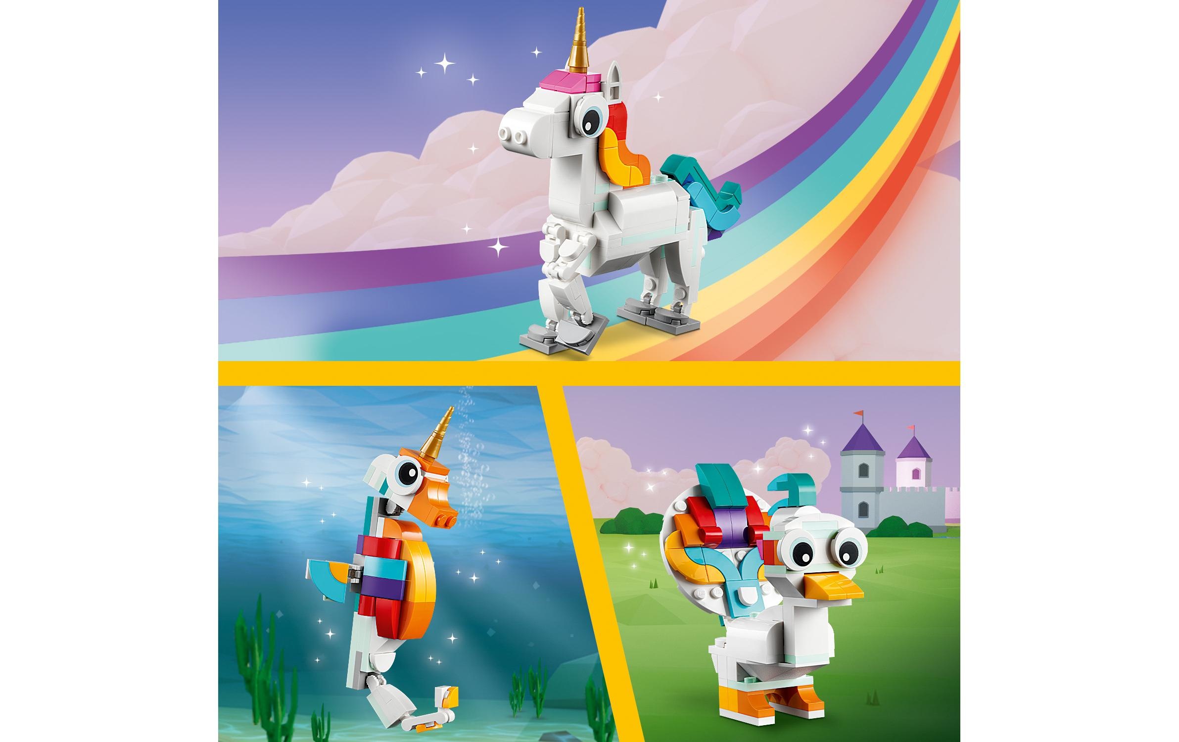LEGO® Konstruktionsspielsteine »Magisches Einhorn«