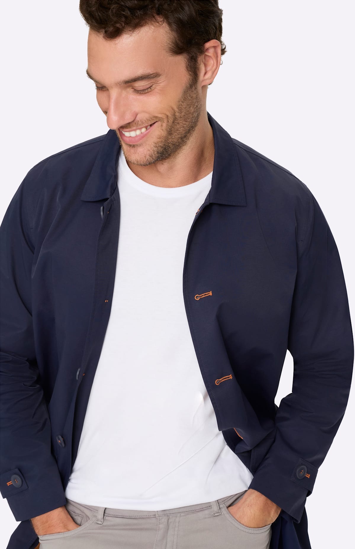 Marco Donati Arbeitsjacke ohne Kapuze