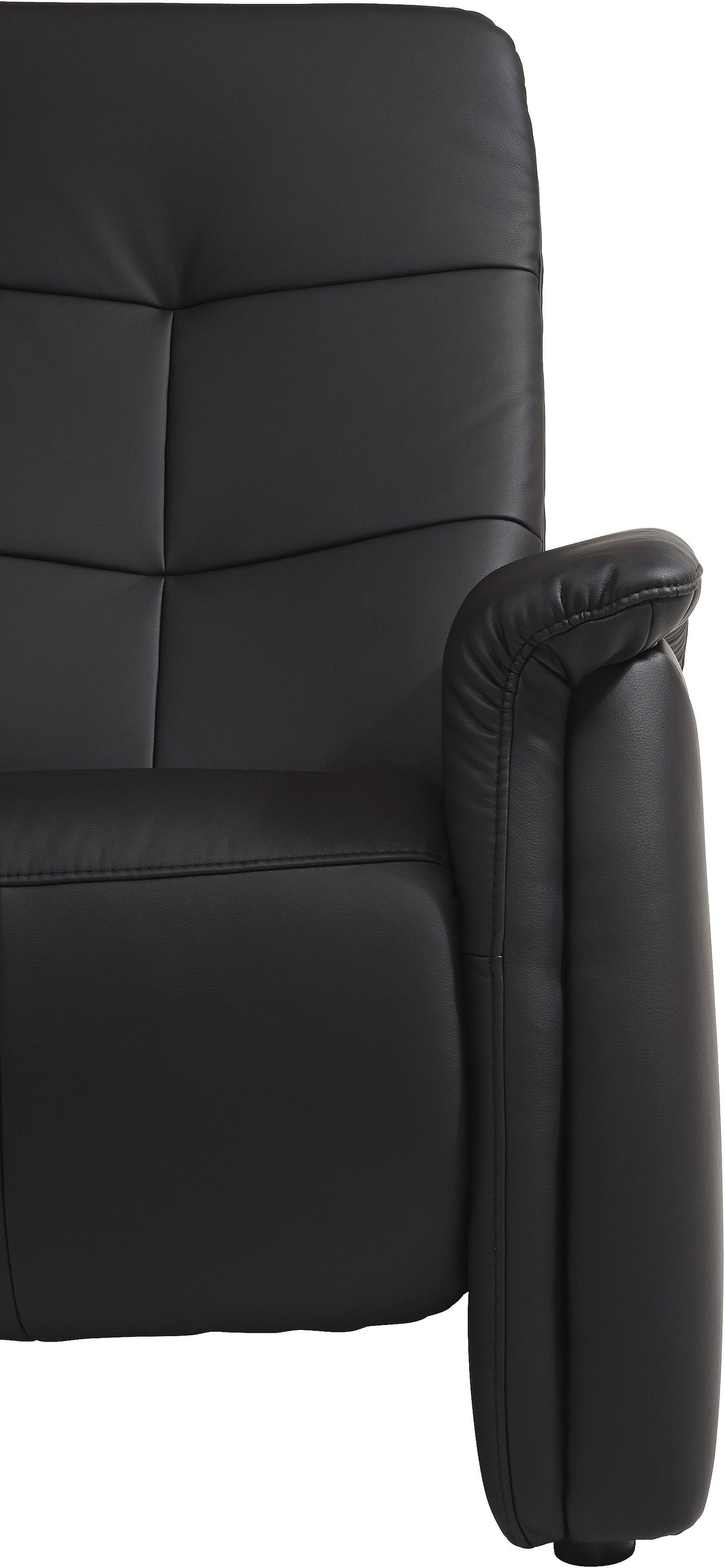 exxpo - sofa fashion 2-places »Tivoli, Kinosofa, bequem und komfortabel durch die Relaxfunktion« (2-sitzig), schmale Armlehnen, hohe Rückenlehne