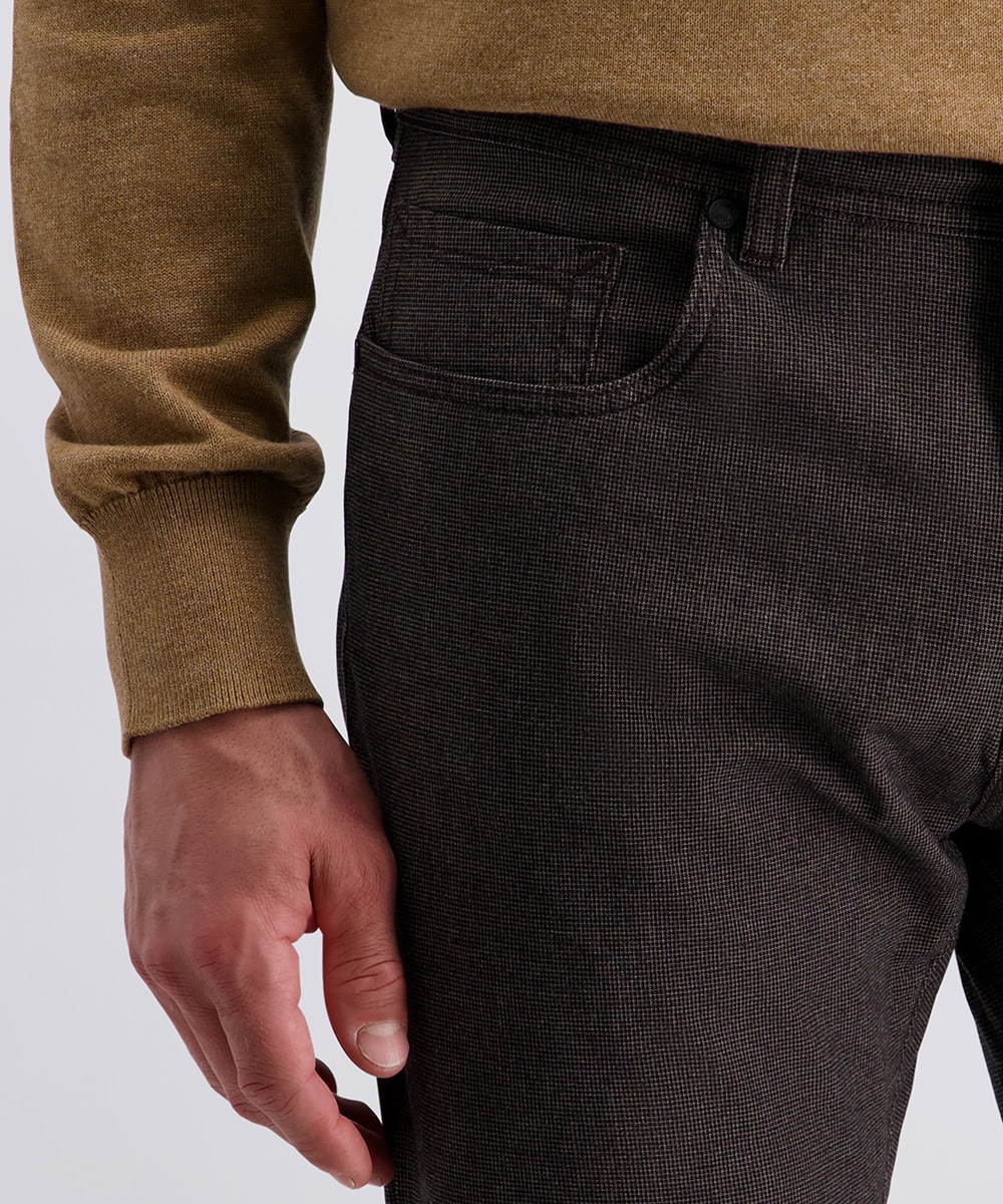 Pierre Cardin Pantalon 5 poches »PC-Lyon«  fein gemusterst