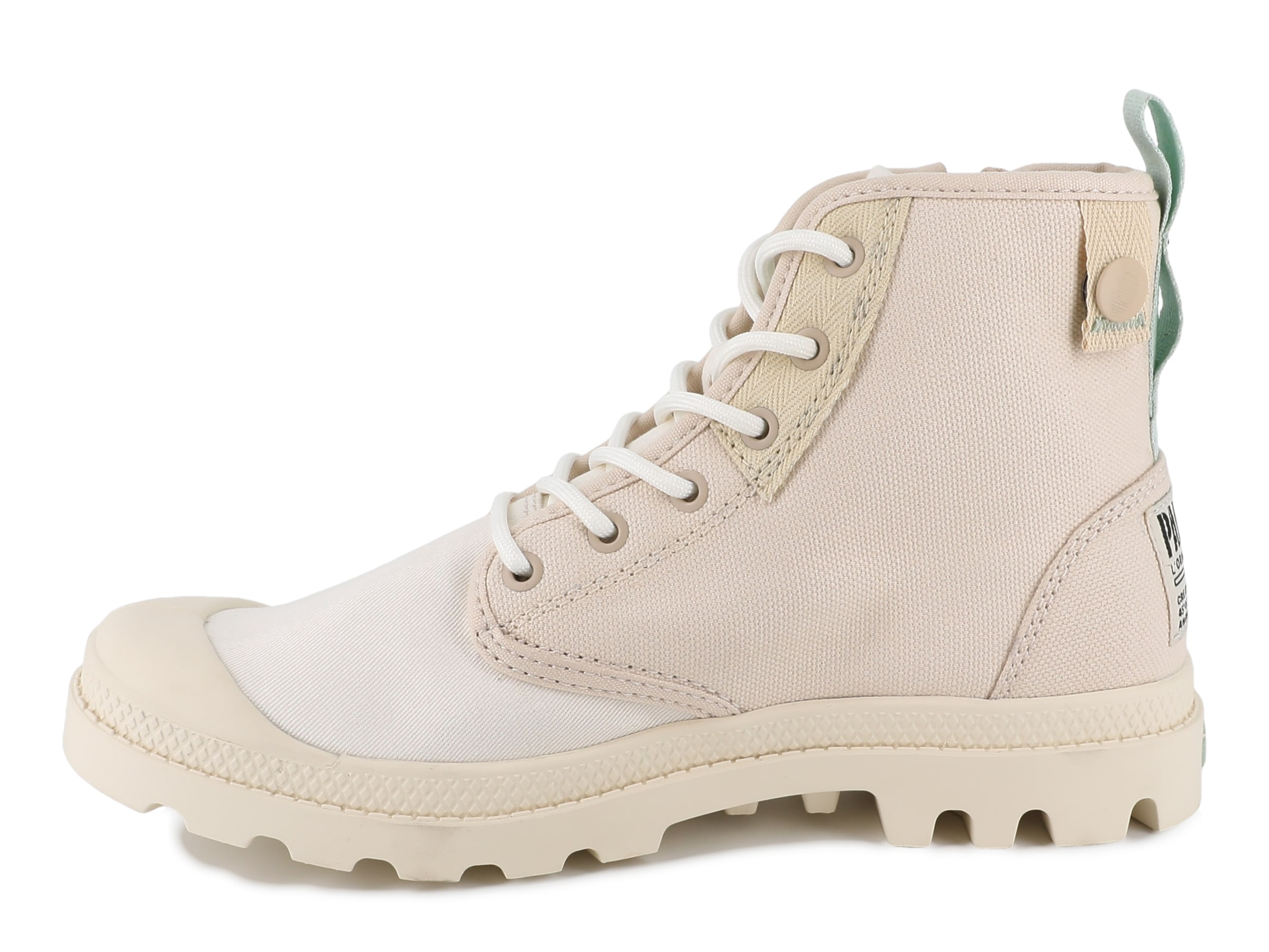 Palladium Schnürboots »PAMPA DETROIT ZIP SU«  Schnürstiefel, Schnürstiefelette aus Canvas mit Reissverschluss