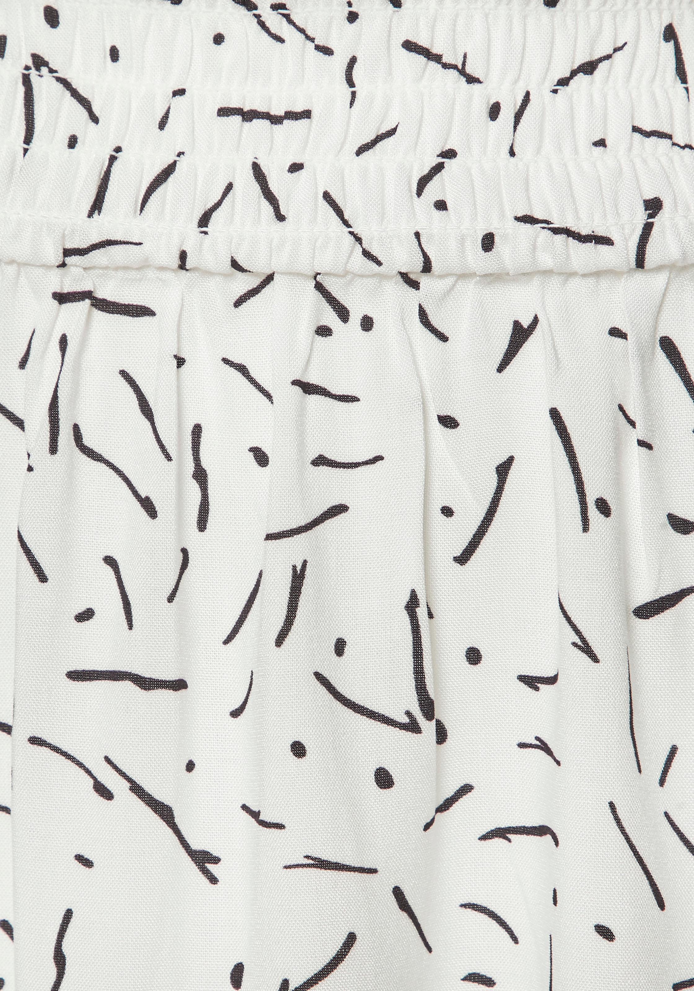 LASCANA Robe d'été »in lässiger Form mit kurzen Ärmeln« Sans poches robe tissée en viscose, robe en viscose avec imprimé graphique, robe courte