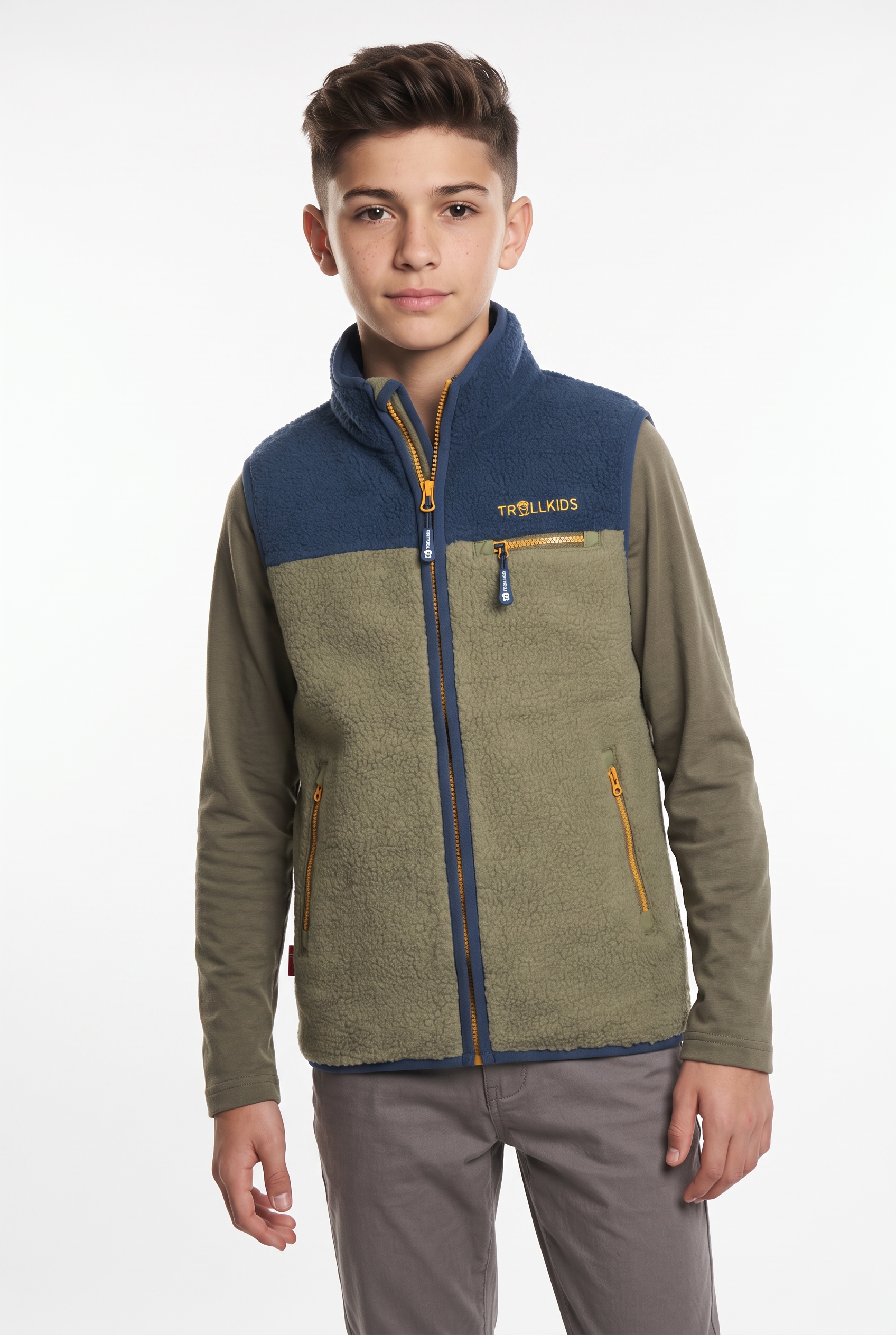 TROLLKIDS Fleeceweste »KIDS HEMSEDAL VEST« sportlich, aus Fleece, wärmend, für Kinder