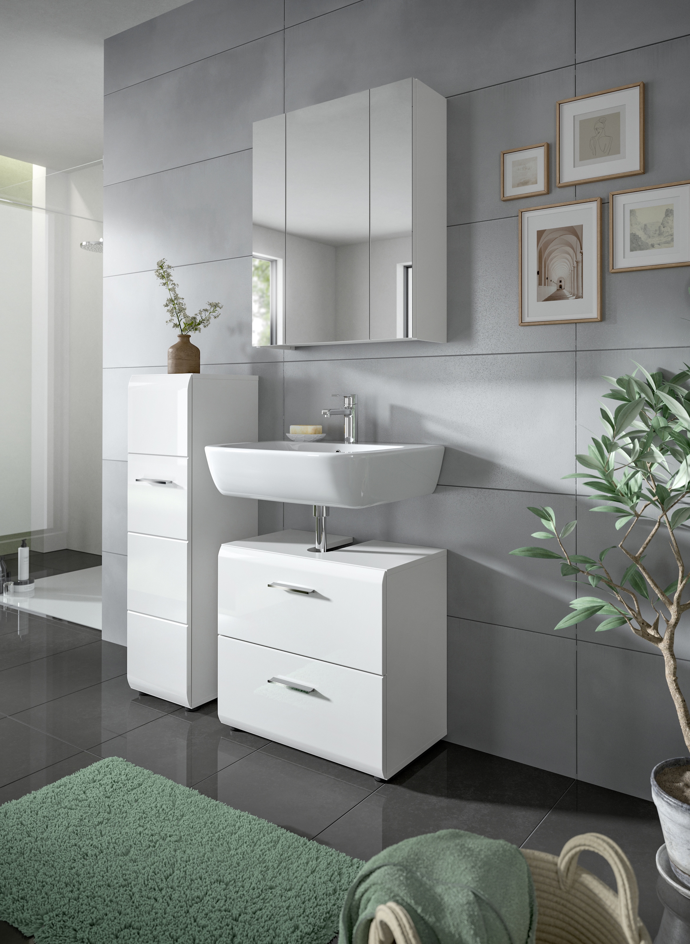 INOSIGN Badezimmer-Set Set, 3 Stk. tlg.