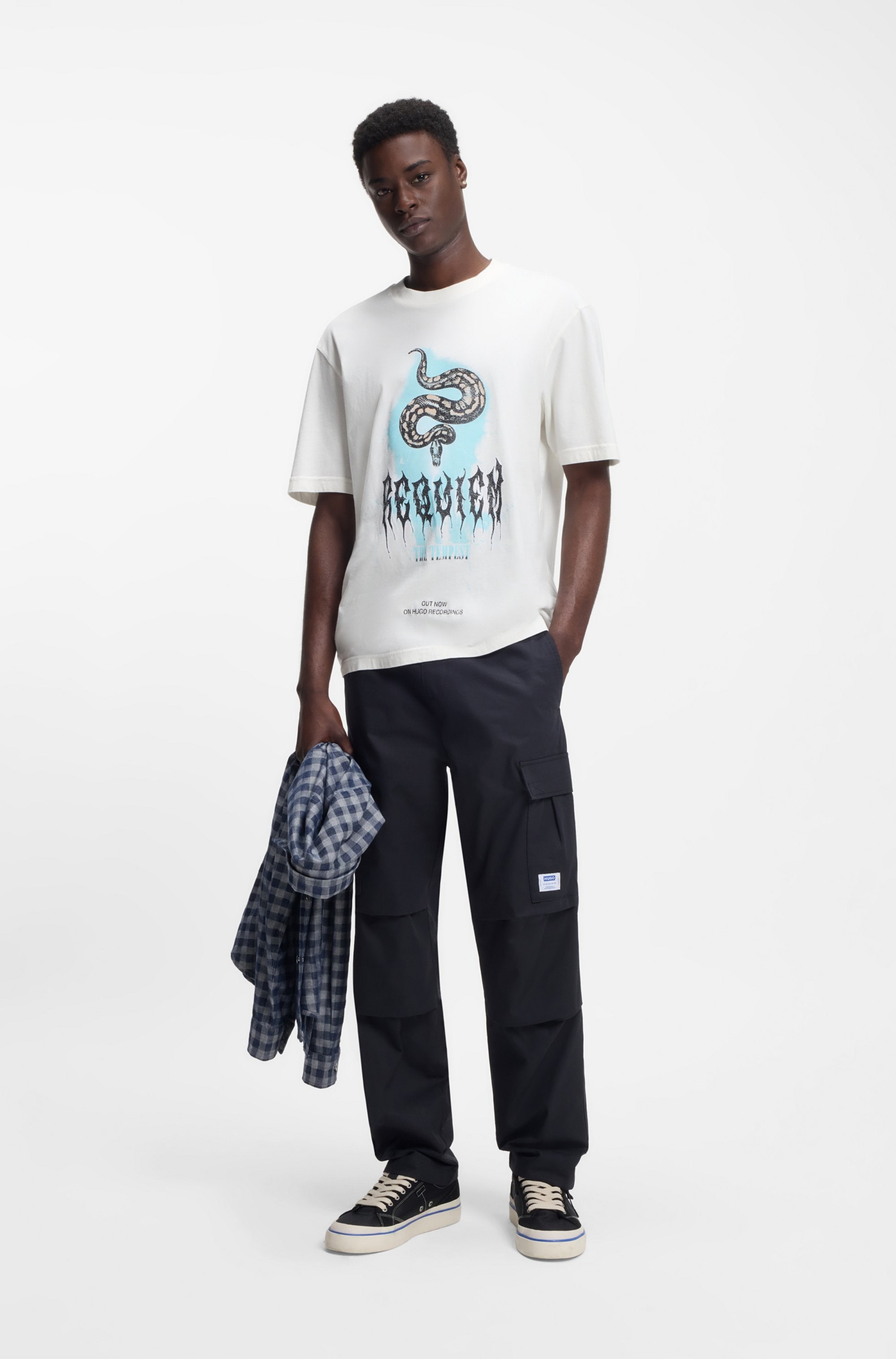 HUGO T-Shirt mit Frontprint