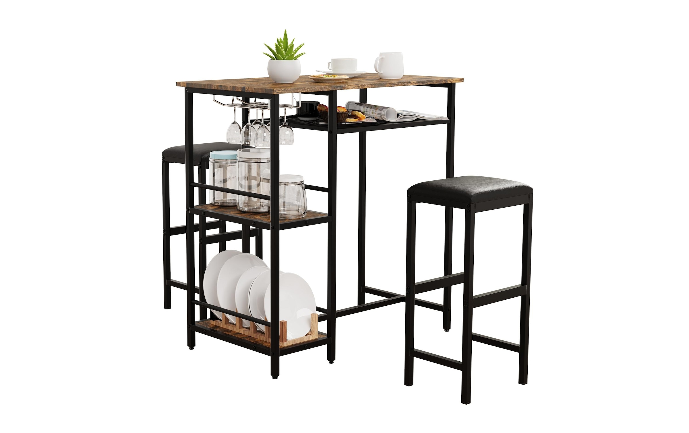 VCM Table de bar »Kolari 90 x 93 cm«